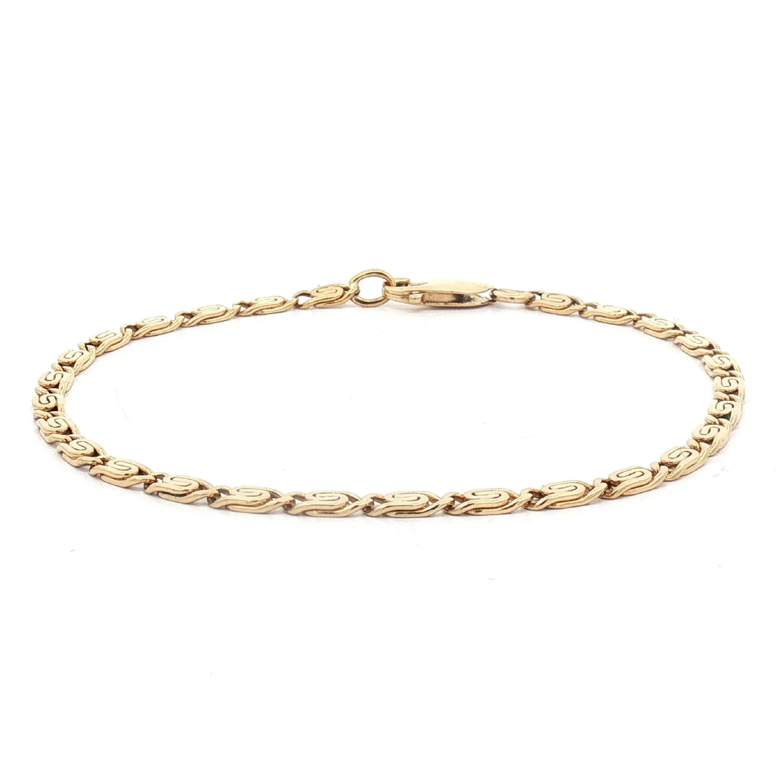 S-Panzerarmband Gelbgold