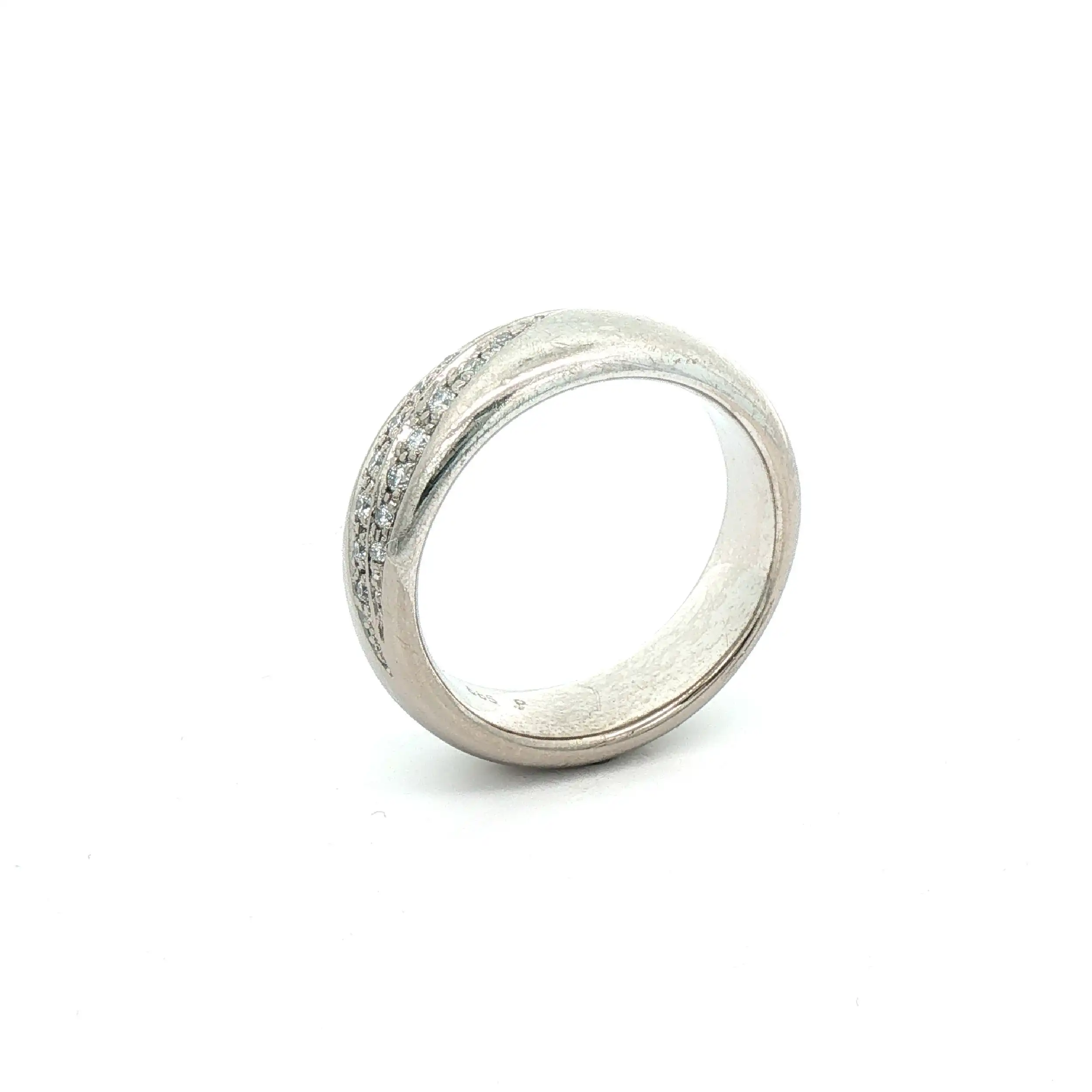 Ring Weißgold mit Brillanten Ring Weißgold mit Brillanten