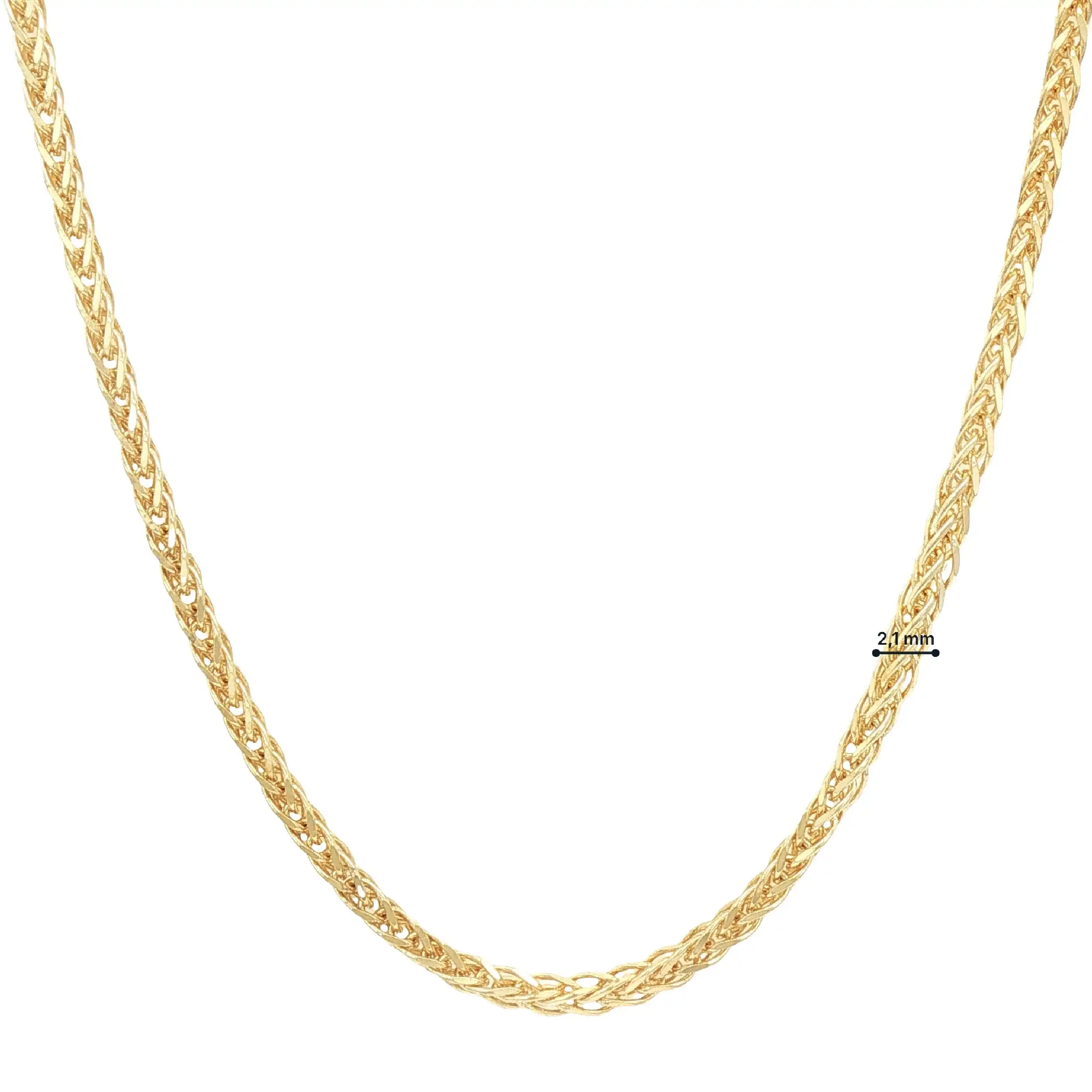 Zopfkette Gelbgold Zopfkette Gelbgold