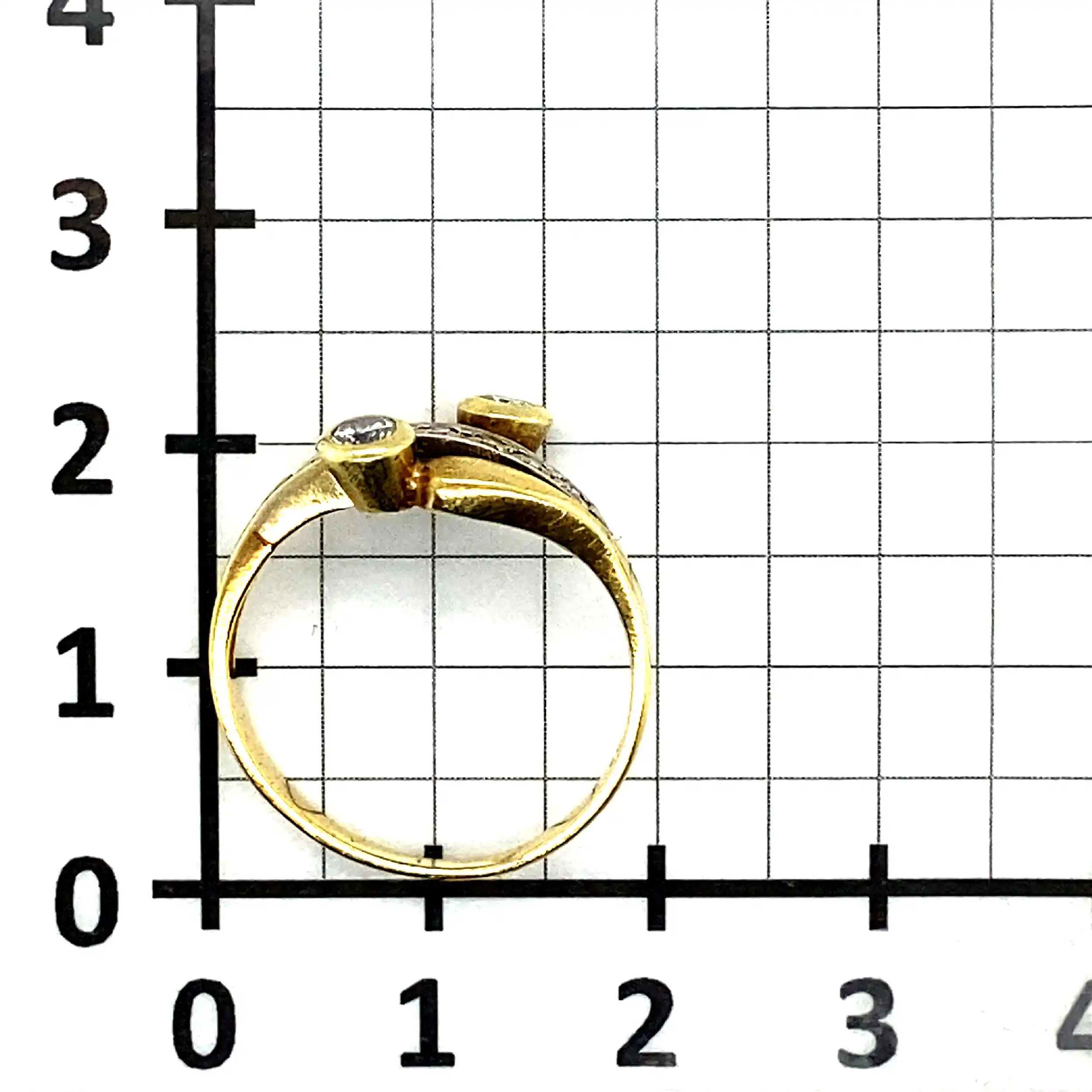 Ring Gelbgold mit Diamanten und Brillanten Ring Gelbgold mit Diamanten und Brillanten