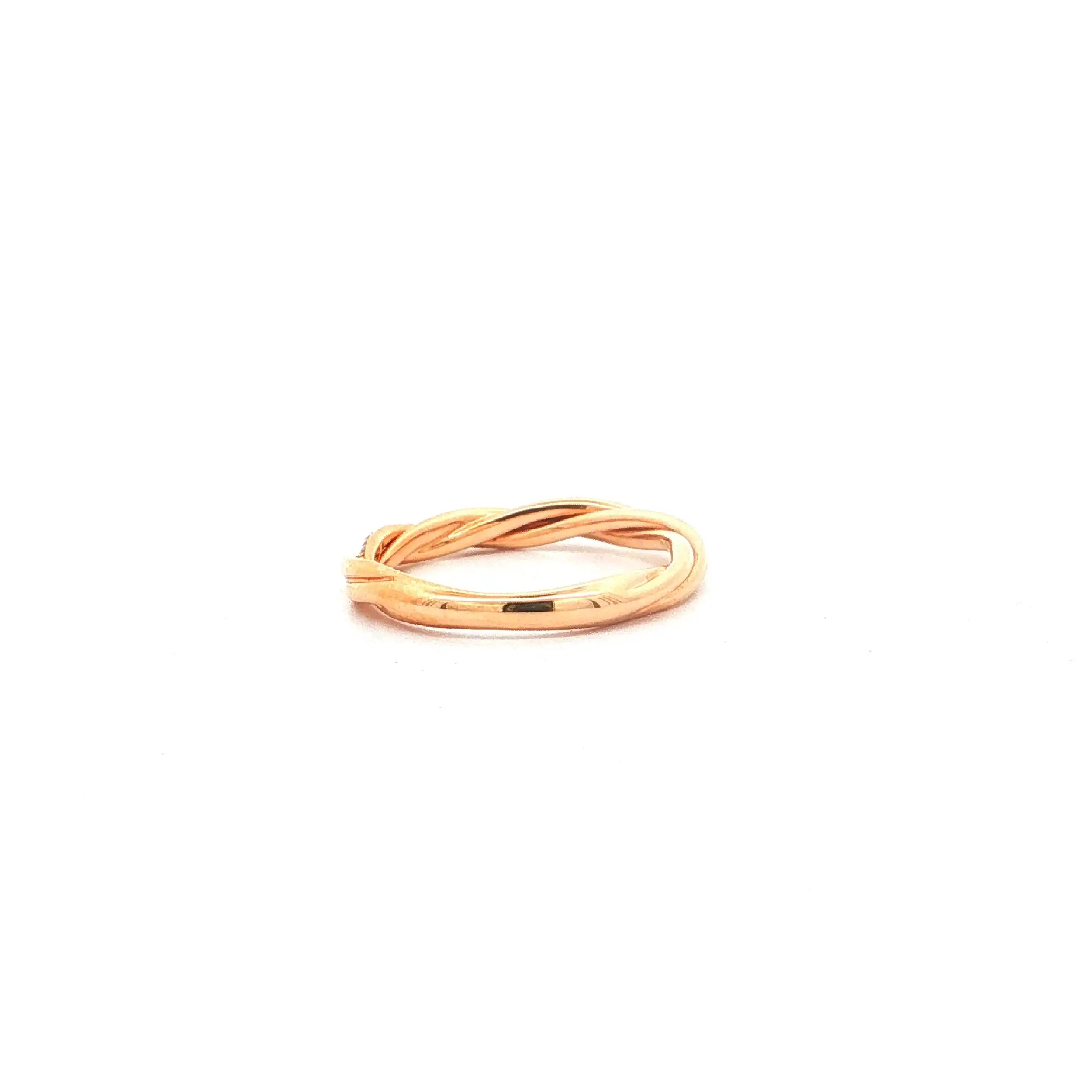 Ring Roségold mit Brillanten 0,07ct. TW/SI Ring Roségold mit Brillanten 0,07ct. TW/SI