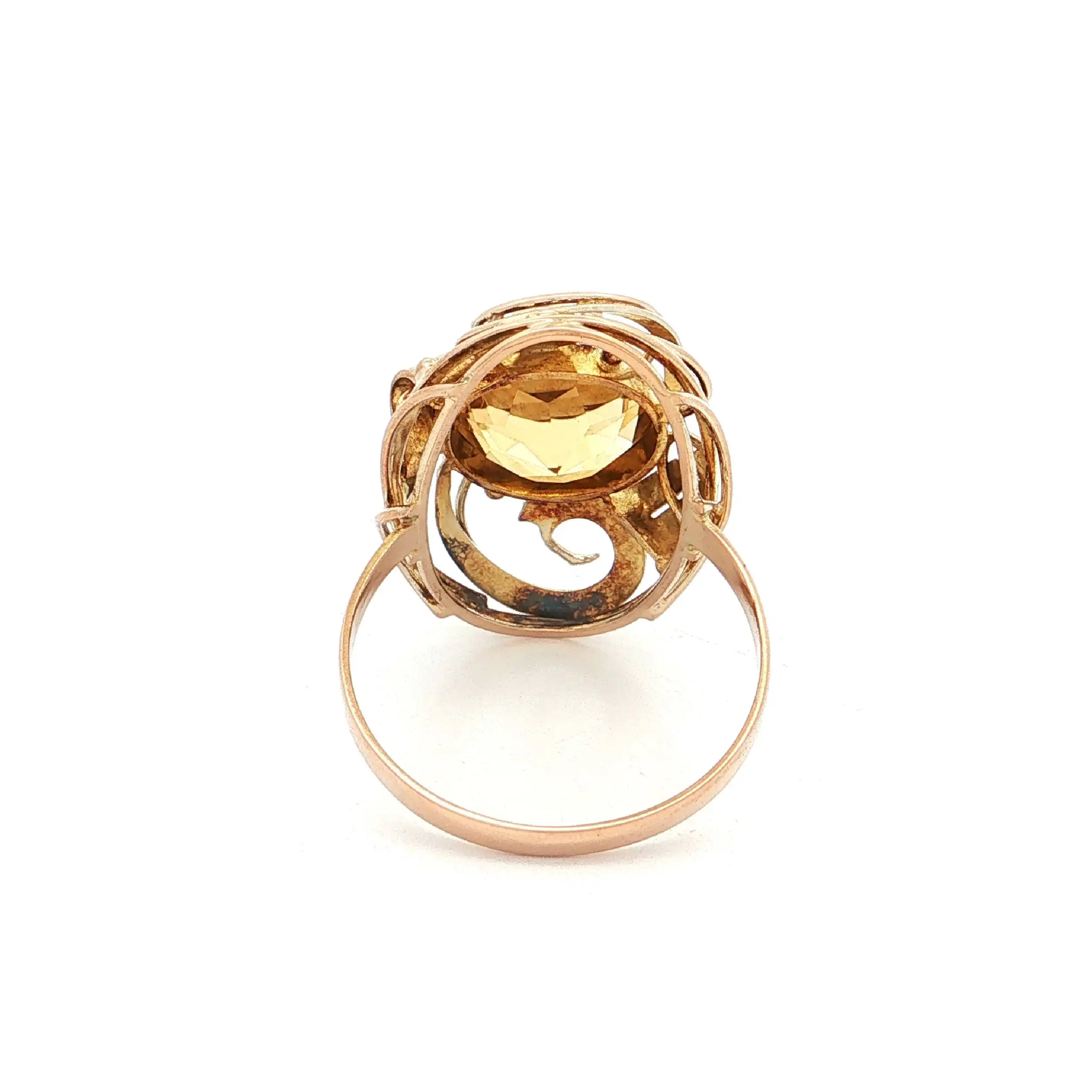 Ring Gelbgold mit Citrin Ring Gelbgold mit Citrin