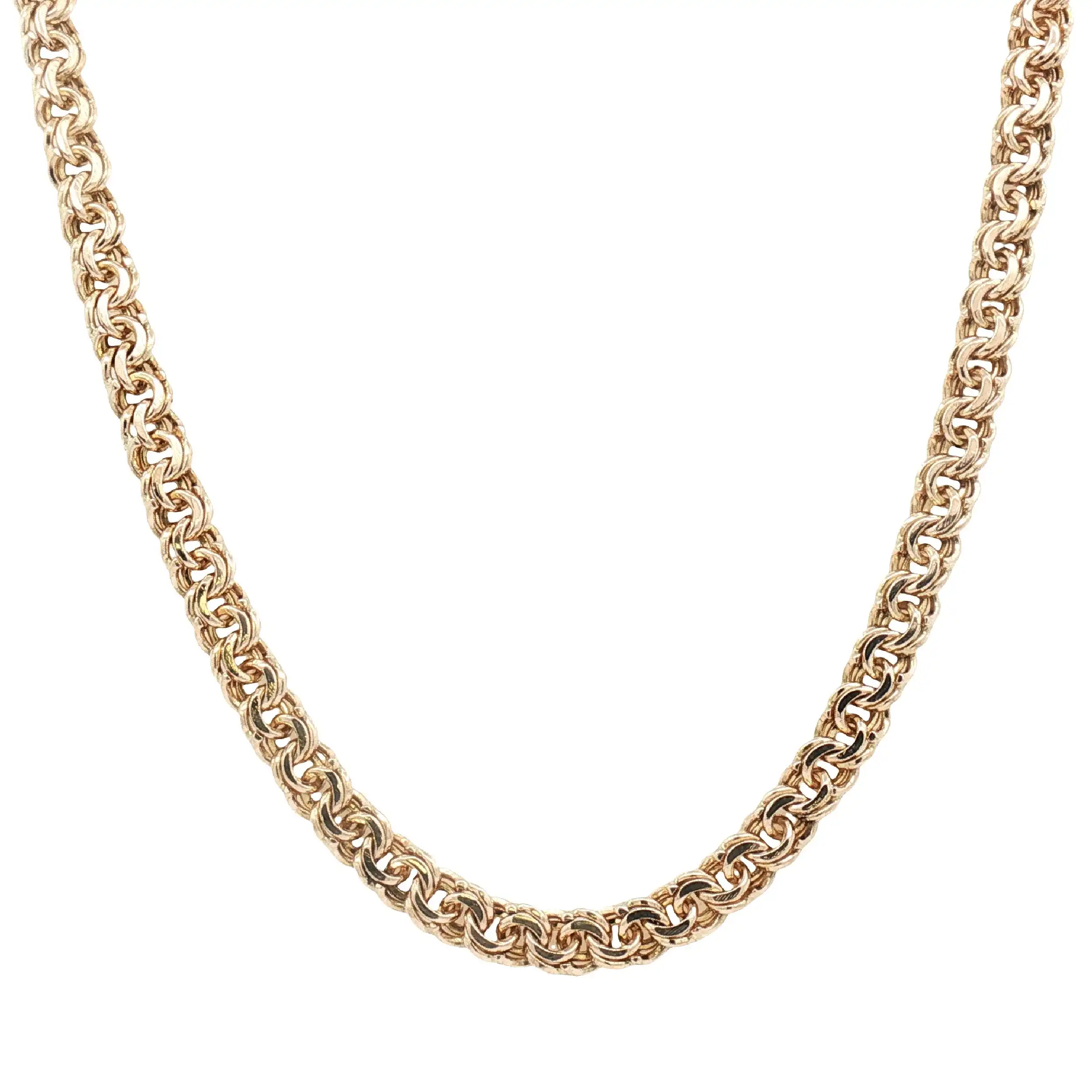 Doppelpanzerkette Gelbgold
