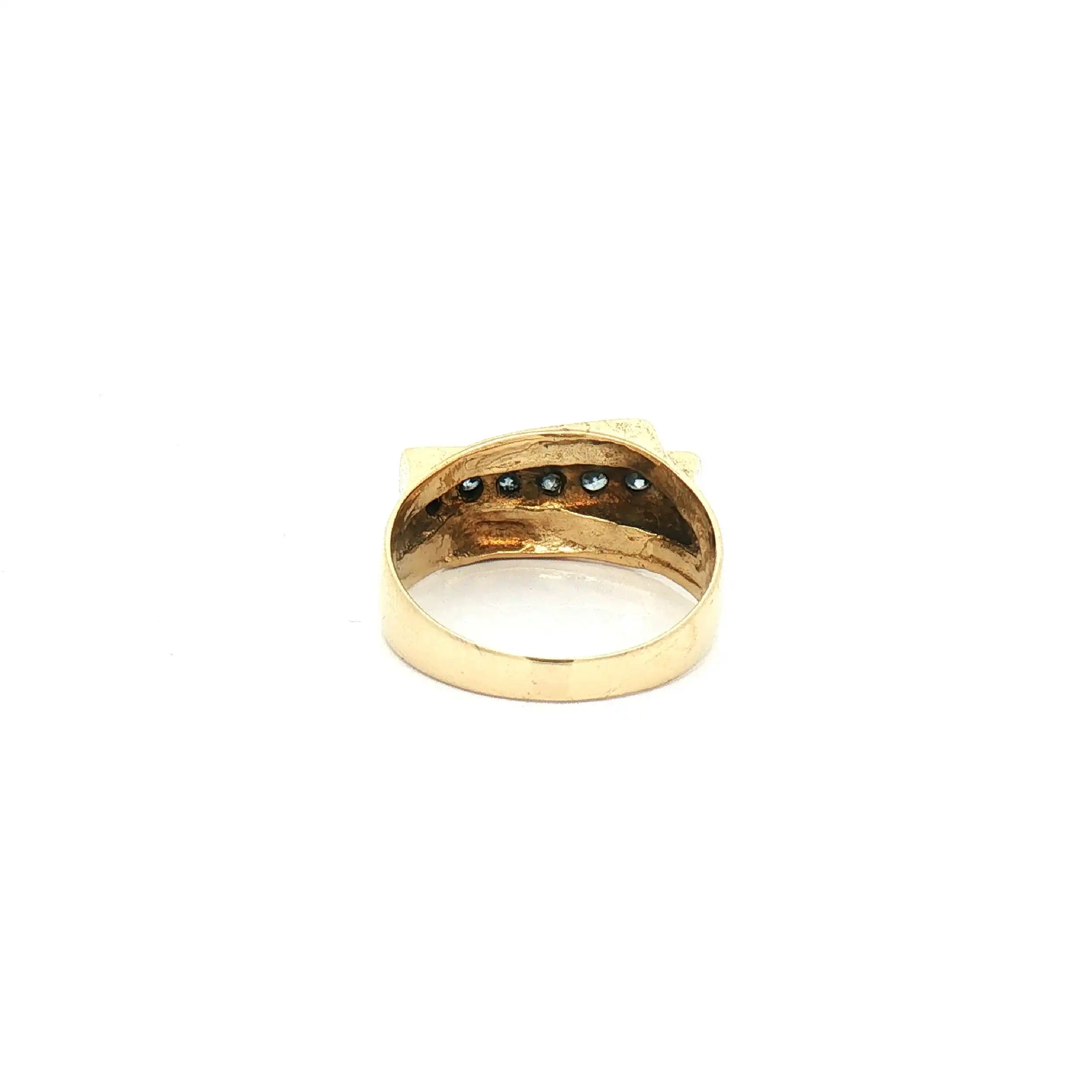 Ring Gelbgold mit Zirkonia Ring Gelbgold mit Zirkonia