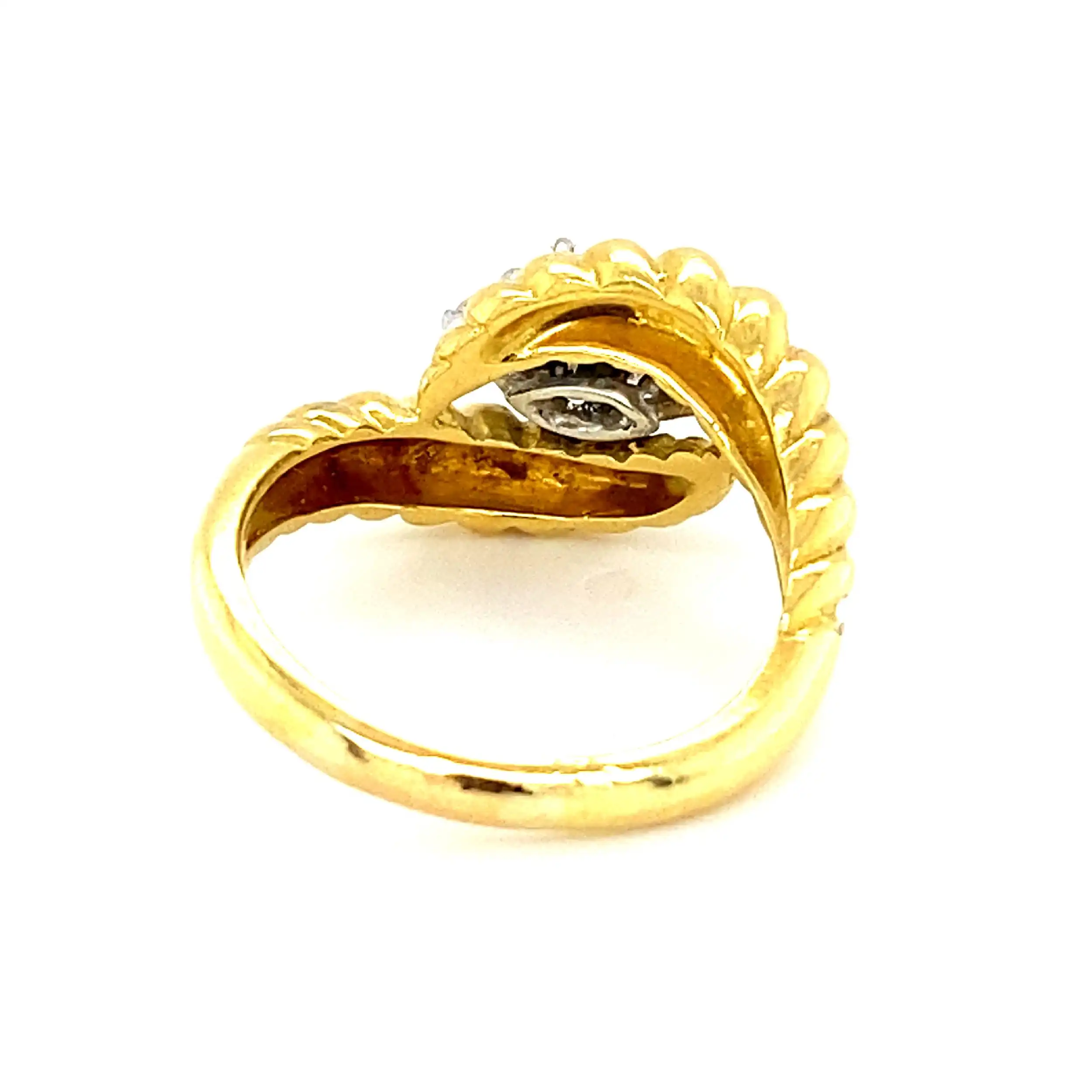 Ring Bicolor mit Brillanten Ring Bicolor mit Brillanten