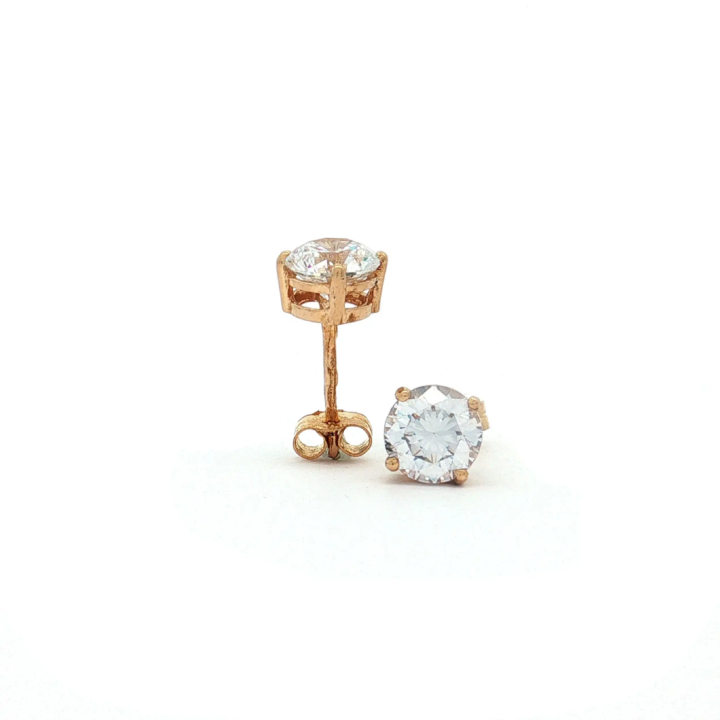 Ohrstecker Gelbgold mit Zirkonia Ohrstecker Gelbgold mit Zirkonia