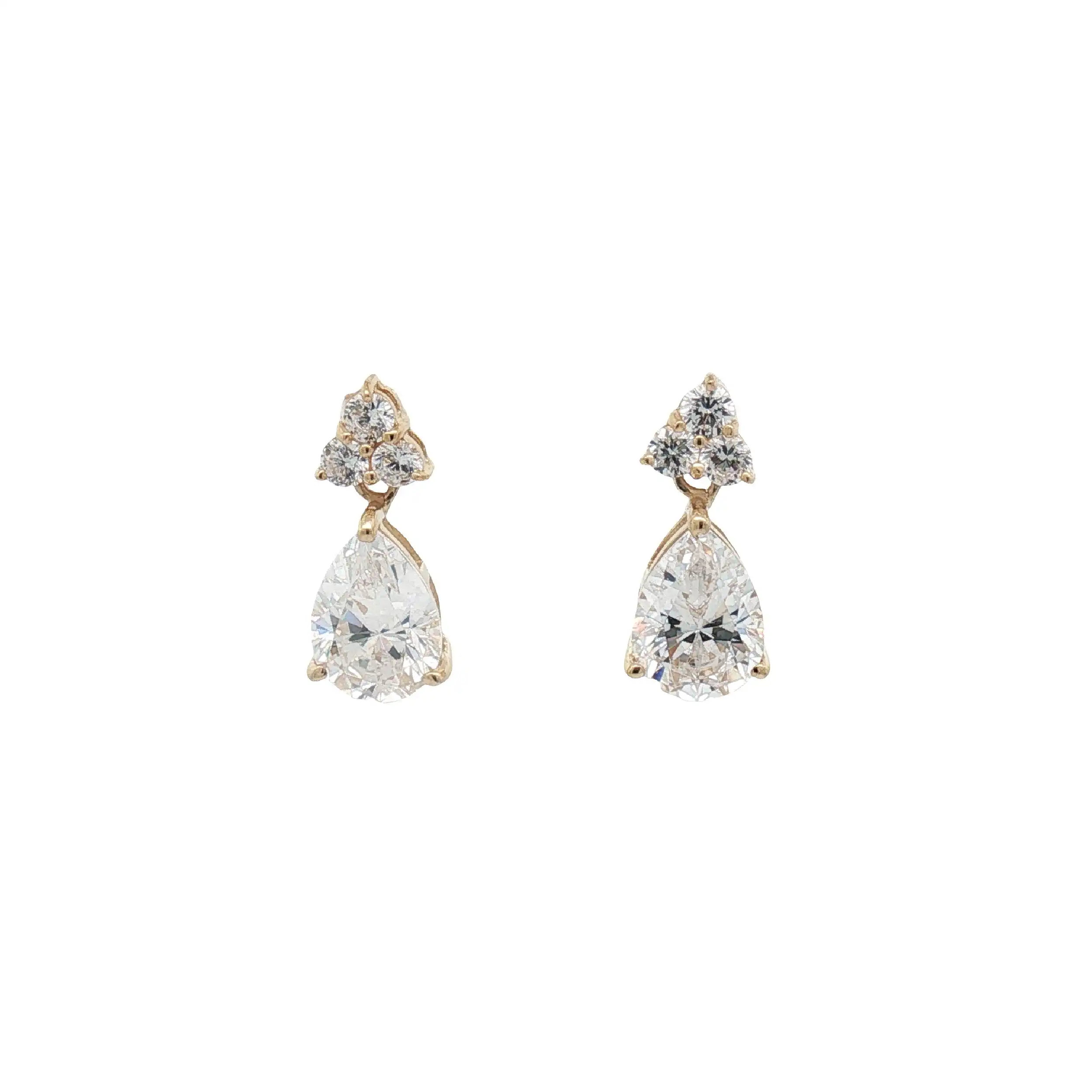 Ohrringe Gelbgold mit Zirkonia