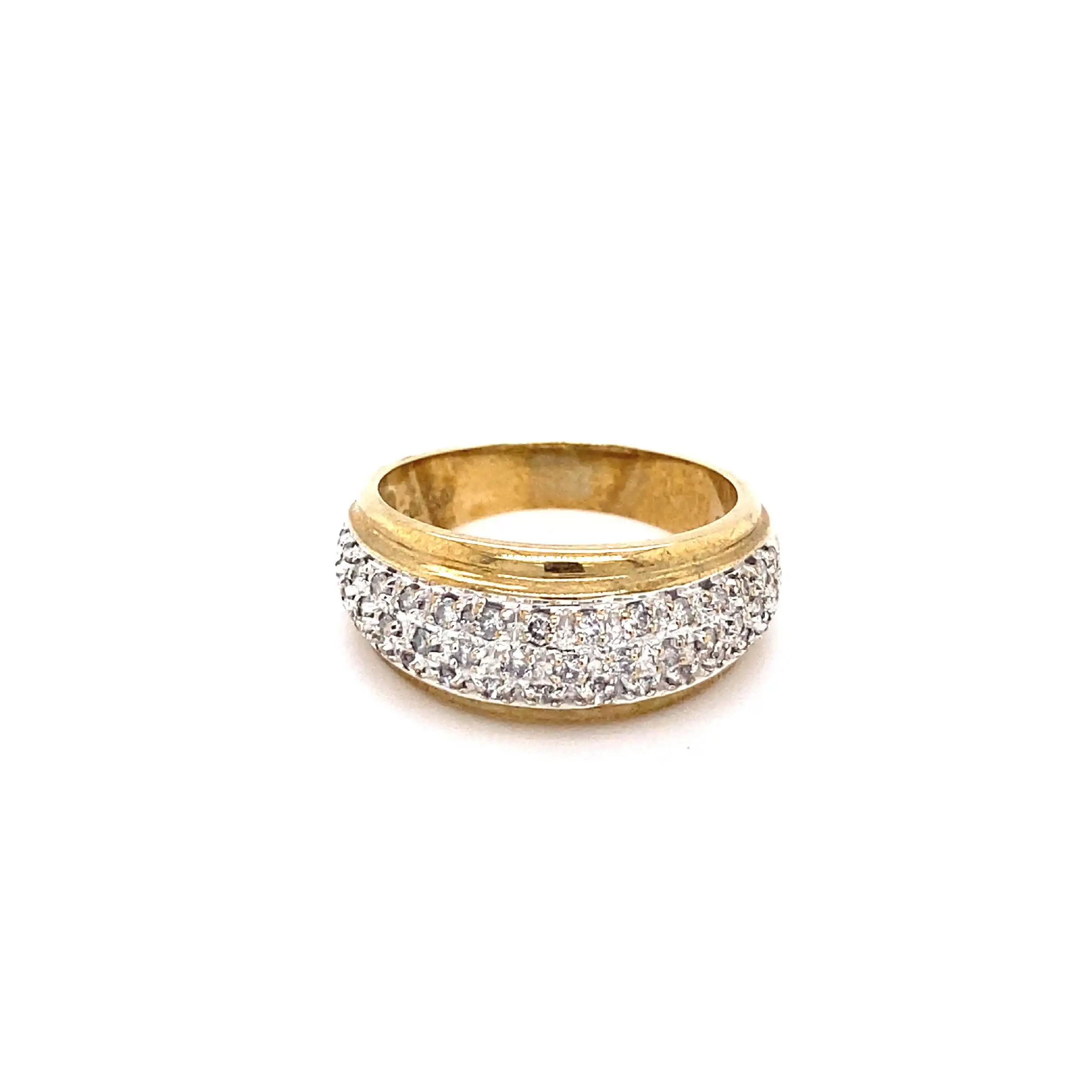 Ring Bicolor mit Brillanten