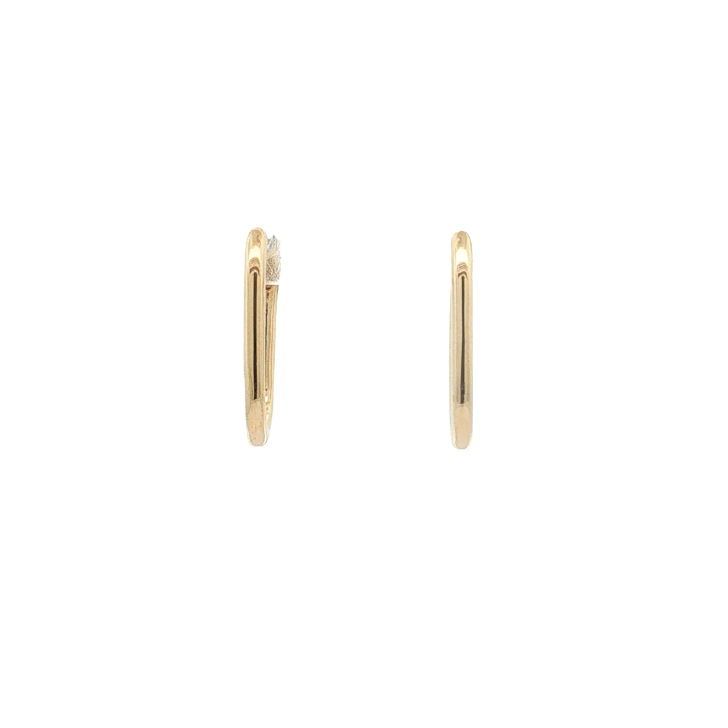 Creolen Gelbgold Oval Creolen Gelbgold Oval