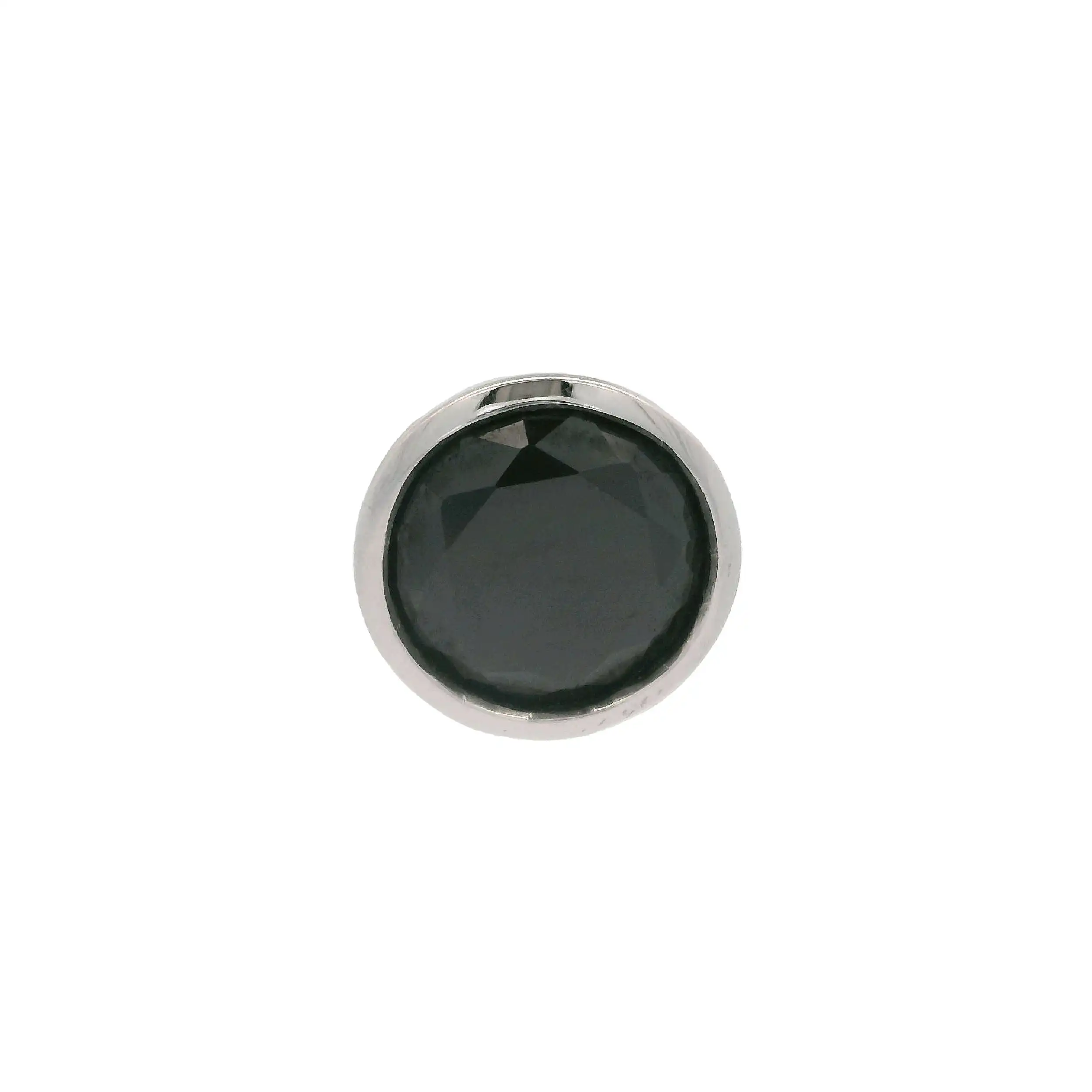 Anhänger Silber mit schwarzem Farbstein