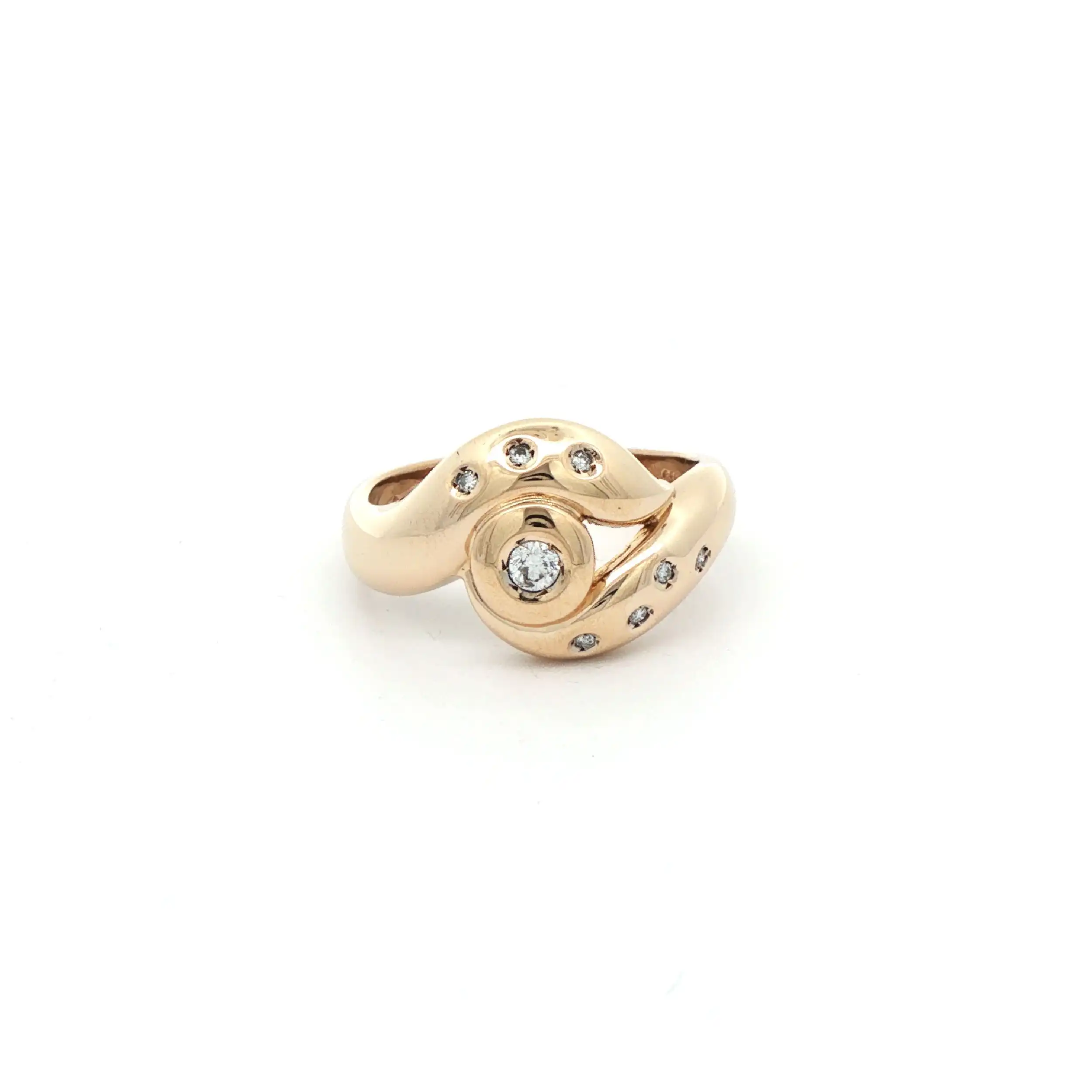 Ring Gelbgold mit Brillanten Ring Gelbgold mit Brillanten