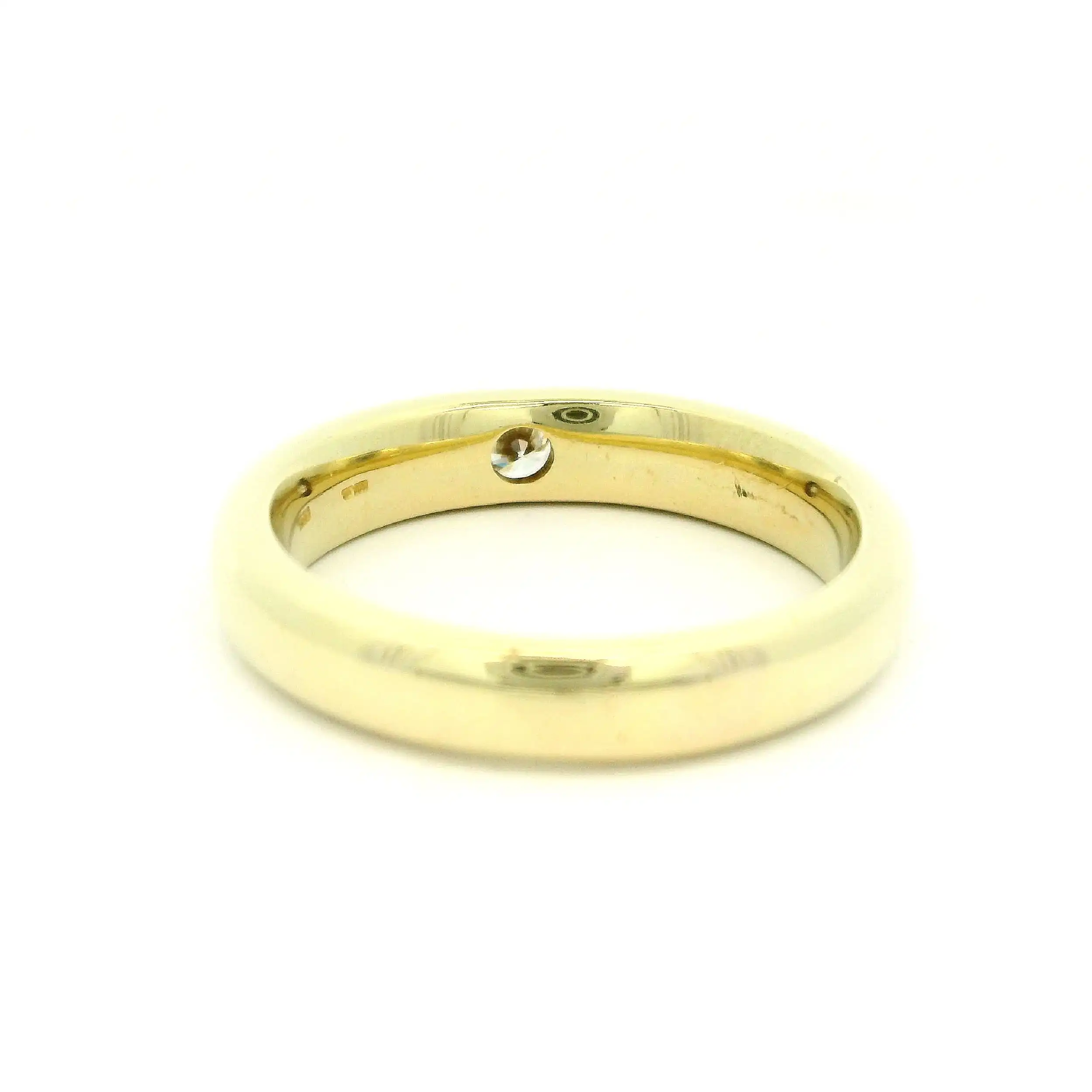 Solitärring Gelbgold mit Brillanten