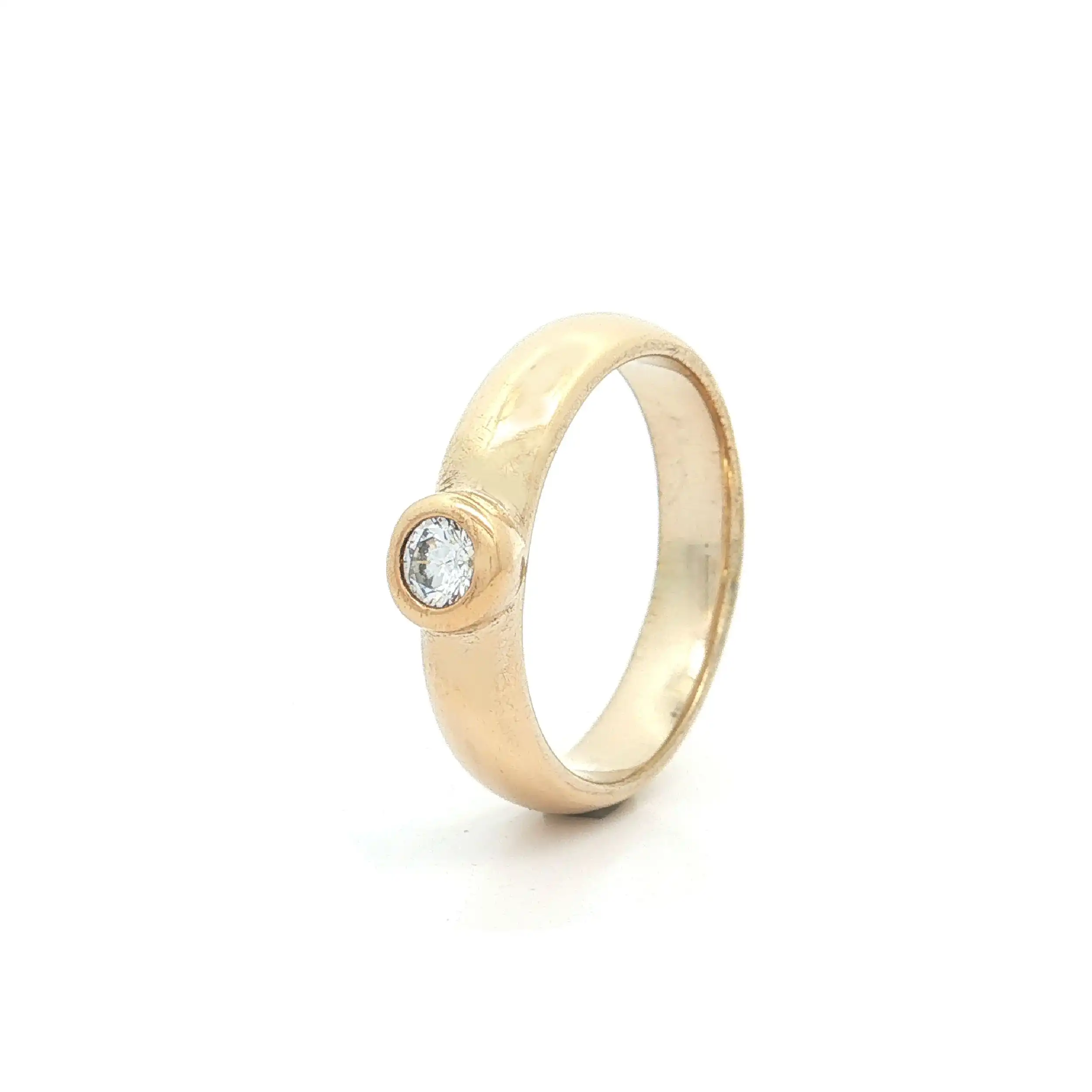 Ring Silber vergoldet mit Zirkonia Ring Silber vergoldet mit Zirkonia
