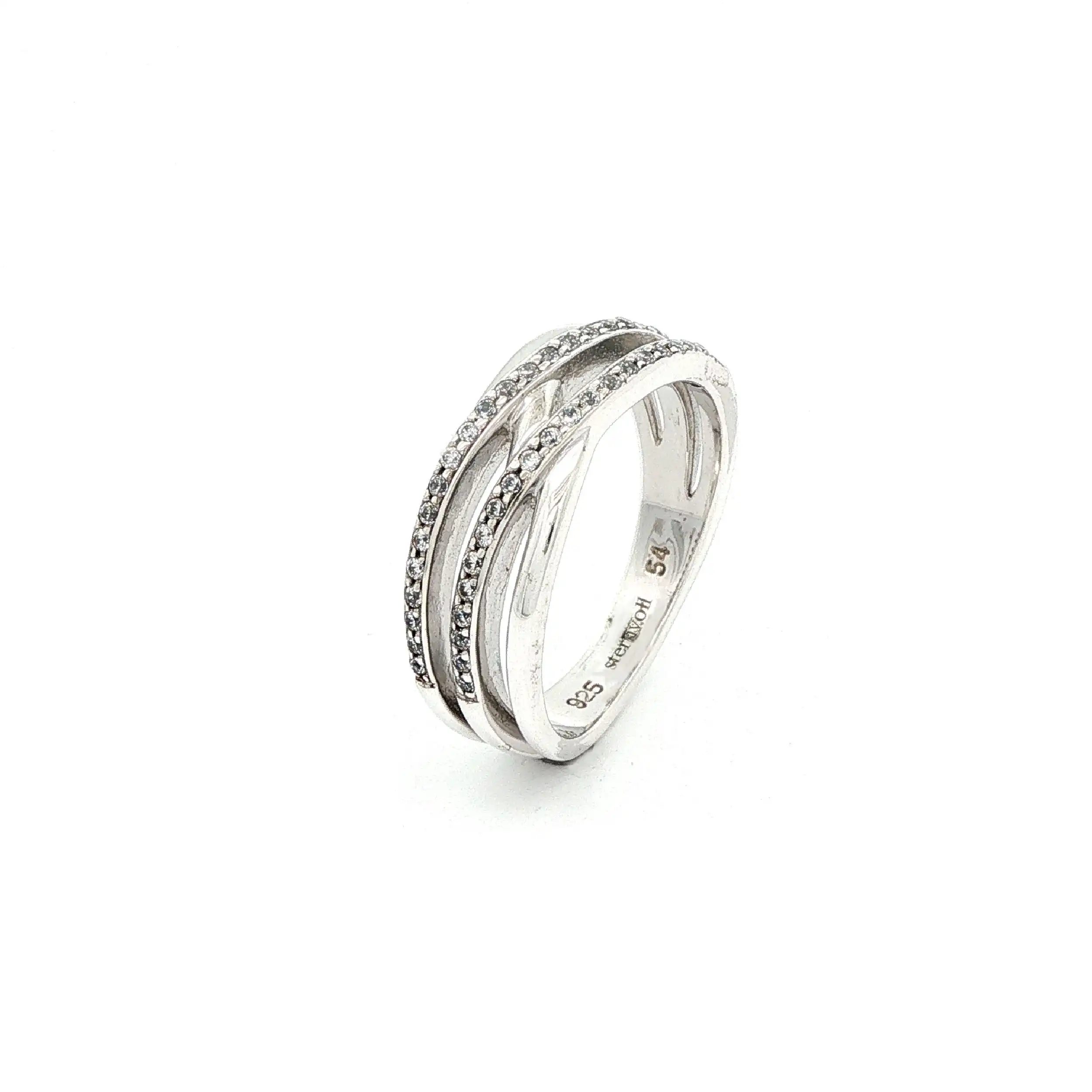 Ring Silber mit Zirkonia Sternvoll