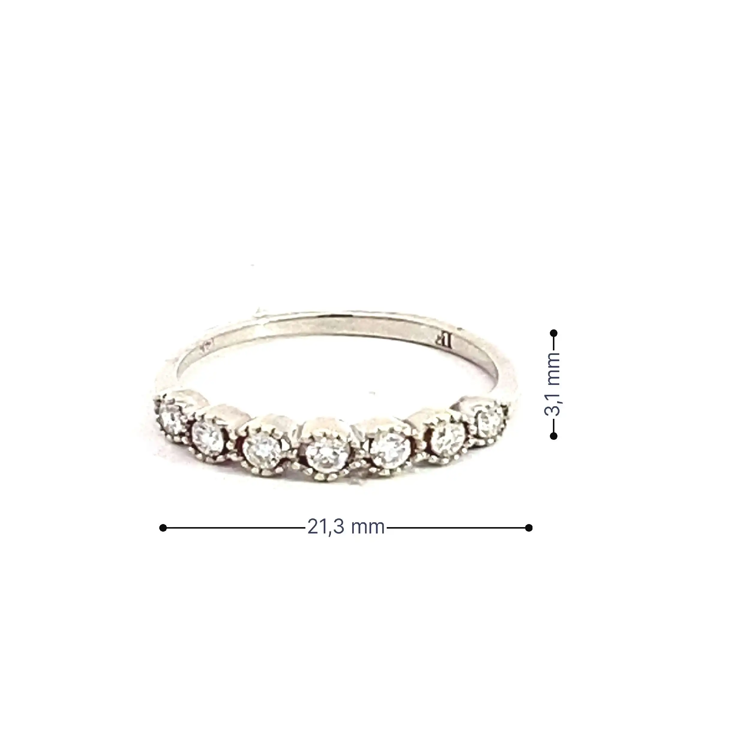 Ring Weißgold mit Brillanten Ring Weißgold mit Brillanten