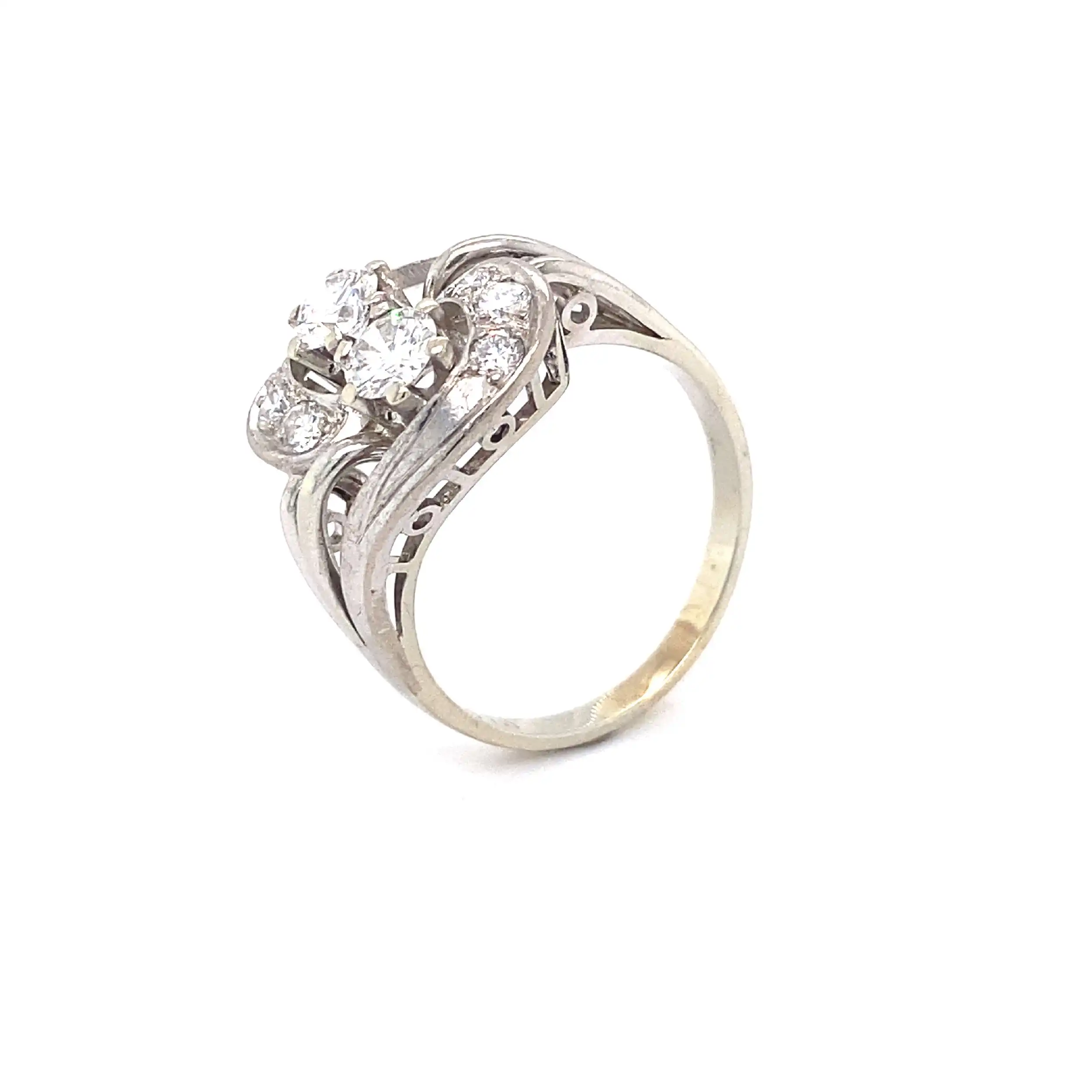 Ring Weißgold mit Brillanten