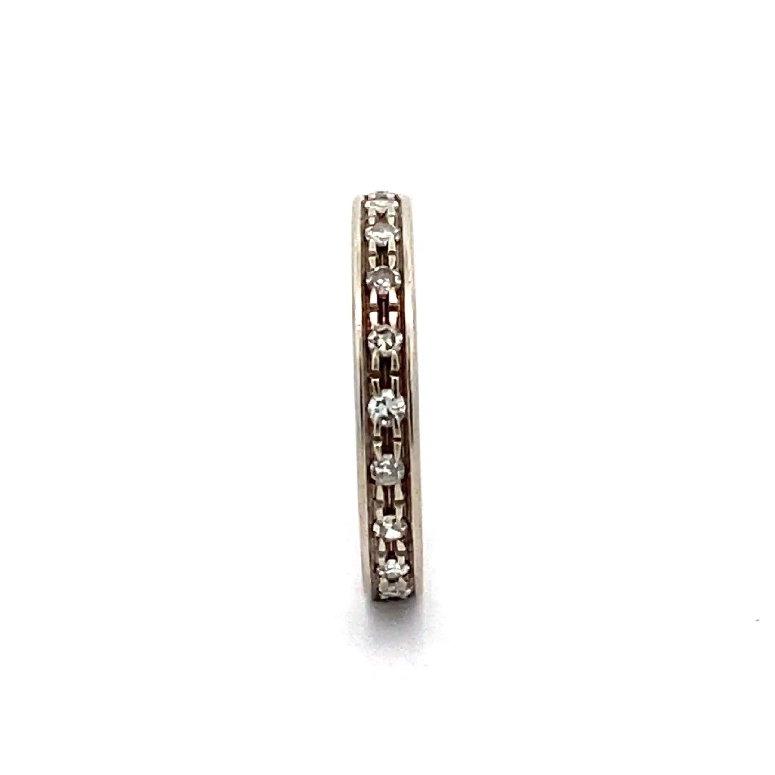 Memoryring Weißgold mit Diamanten mit 0,4ct graviert Memoryring Weißgold mit Diamanten mit 0,4ct graviert