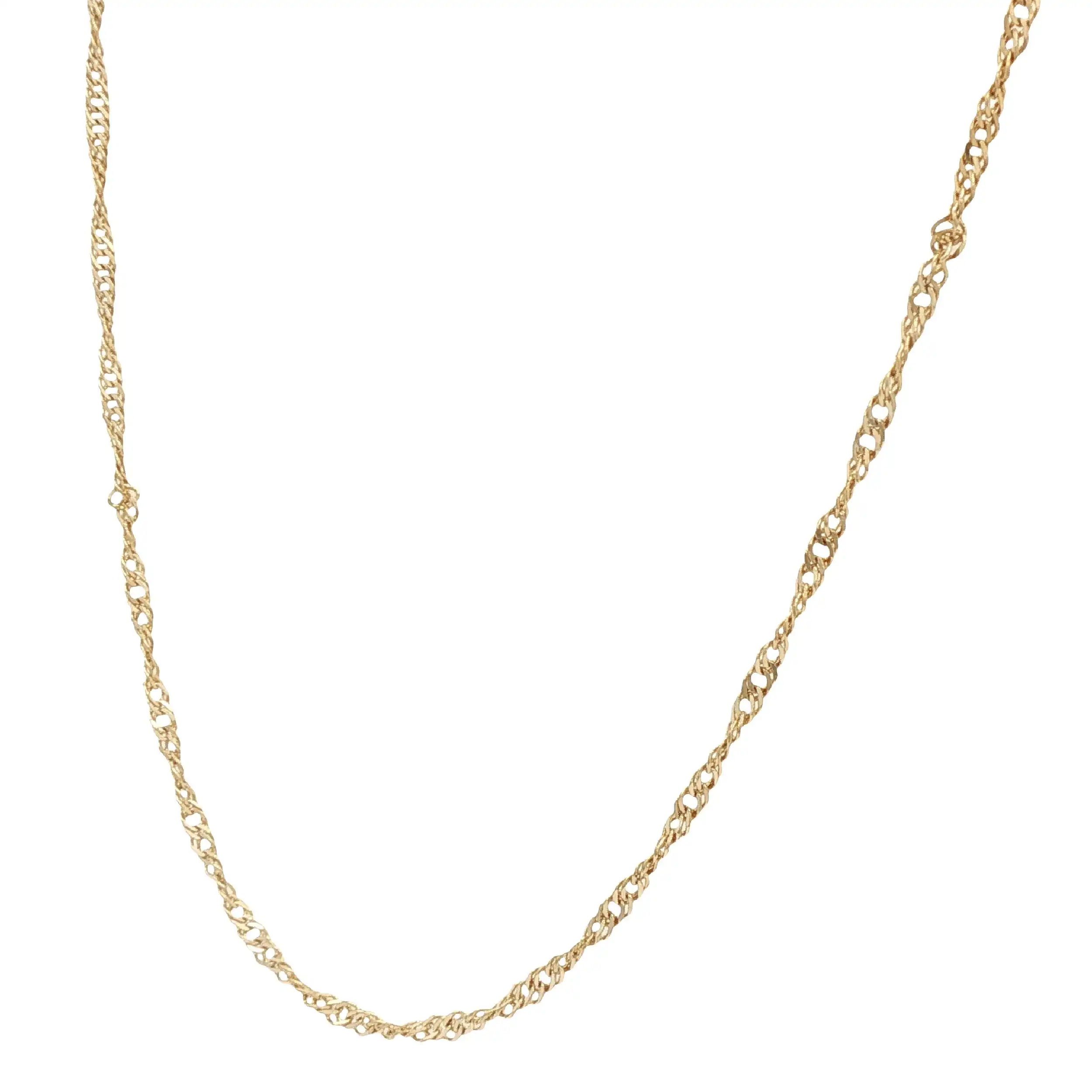 Kette gedreht Gelbgold