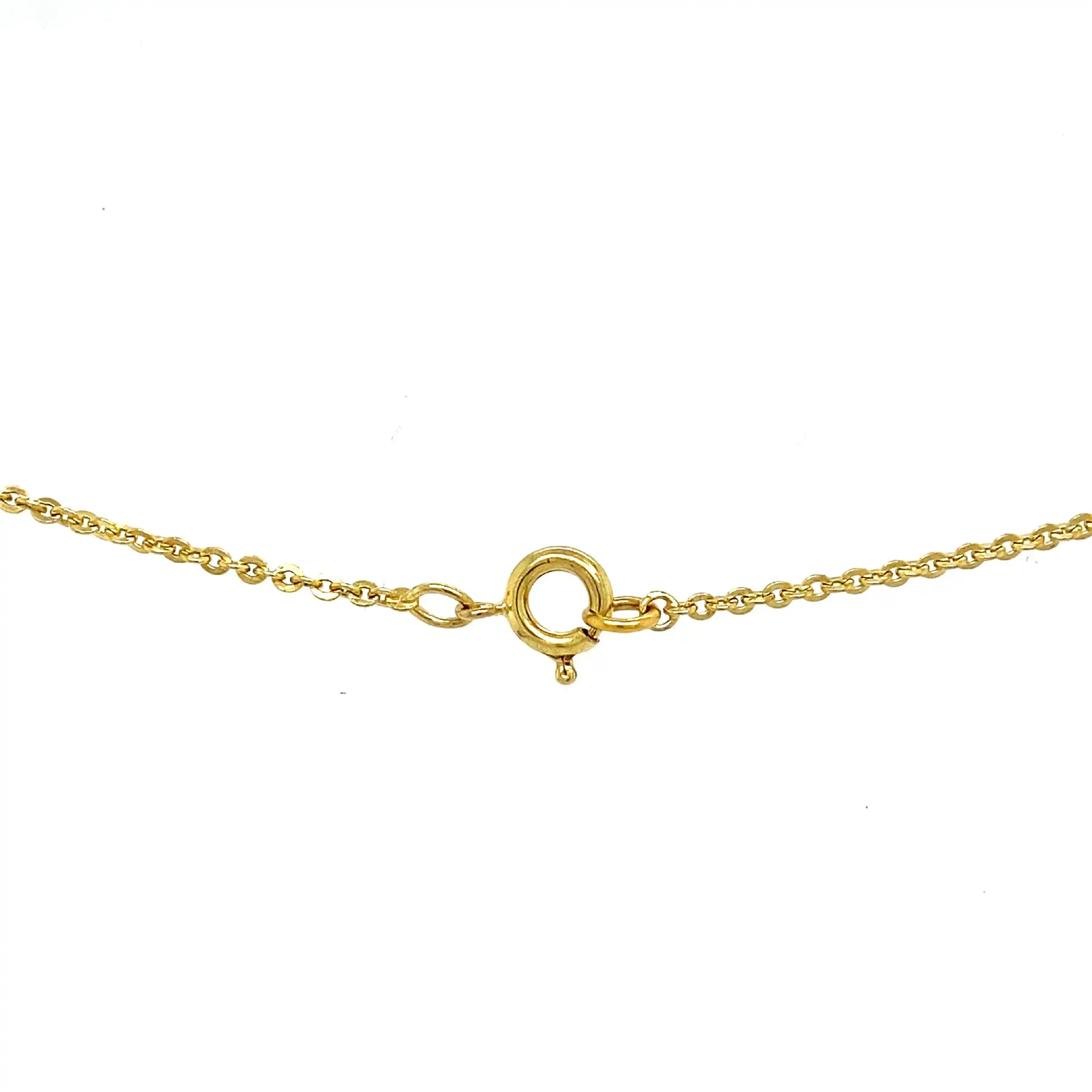 Collier Gelbgold mit Granat