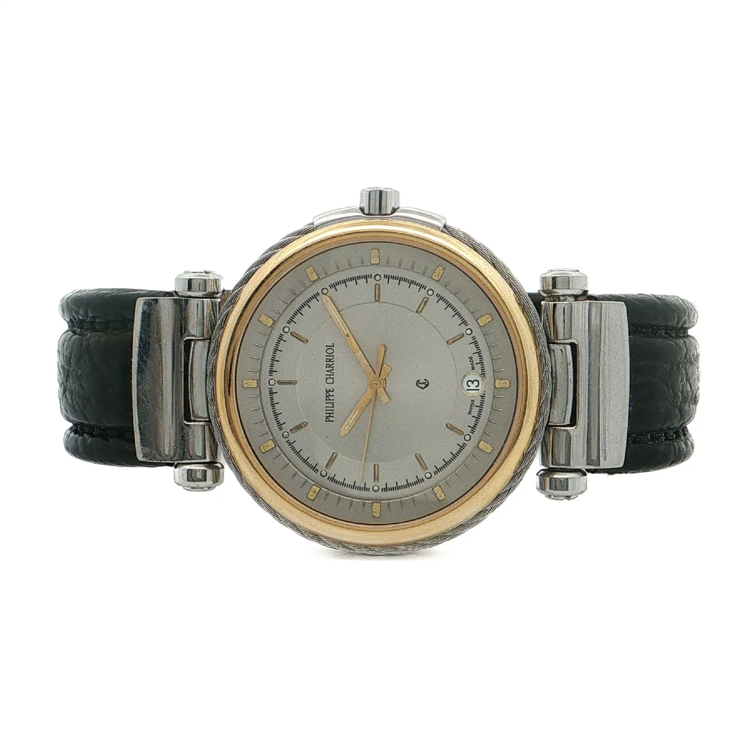 Herrenuhr Philippe Charriol mit Ersatzarmbändern