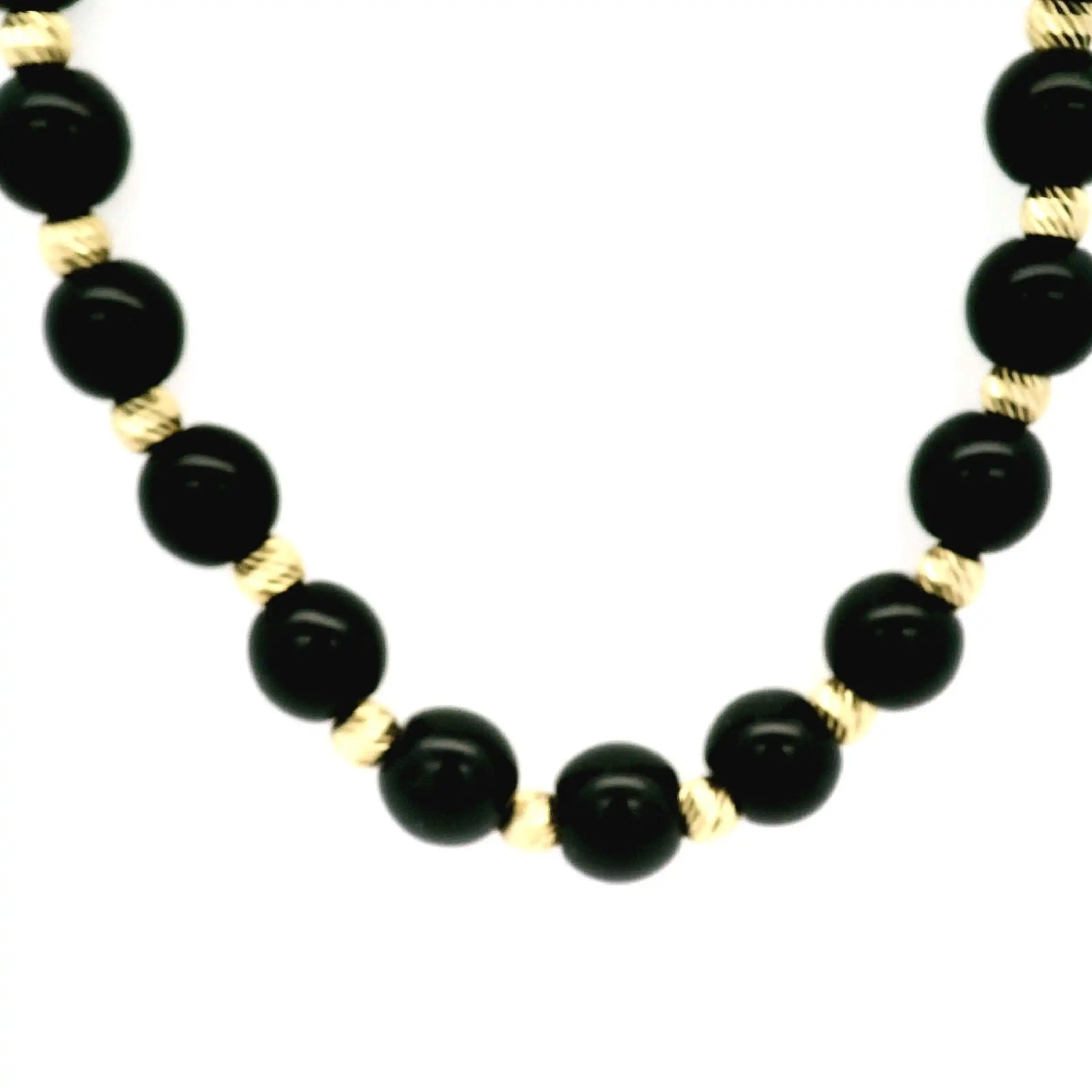 Kette mit Kugeln Gelbgold Kette mit Kugeln Gelbgold