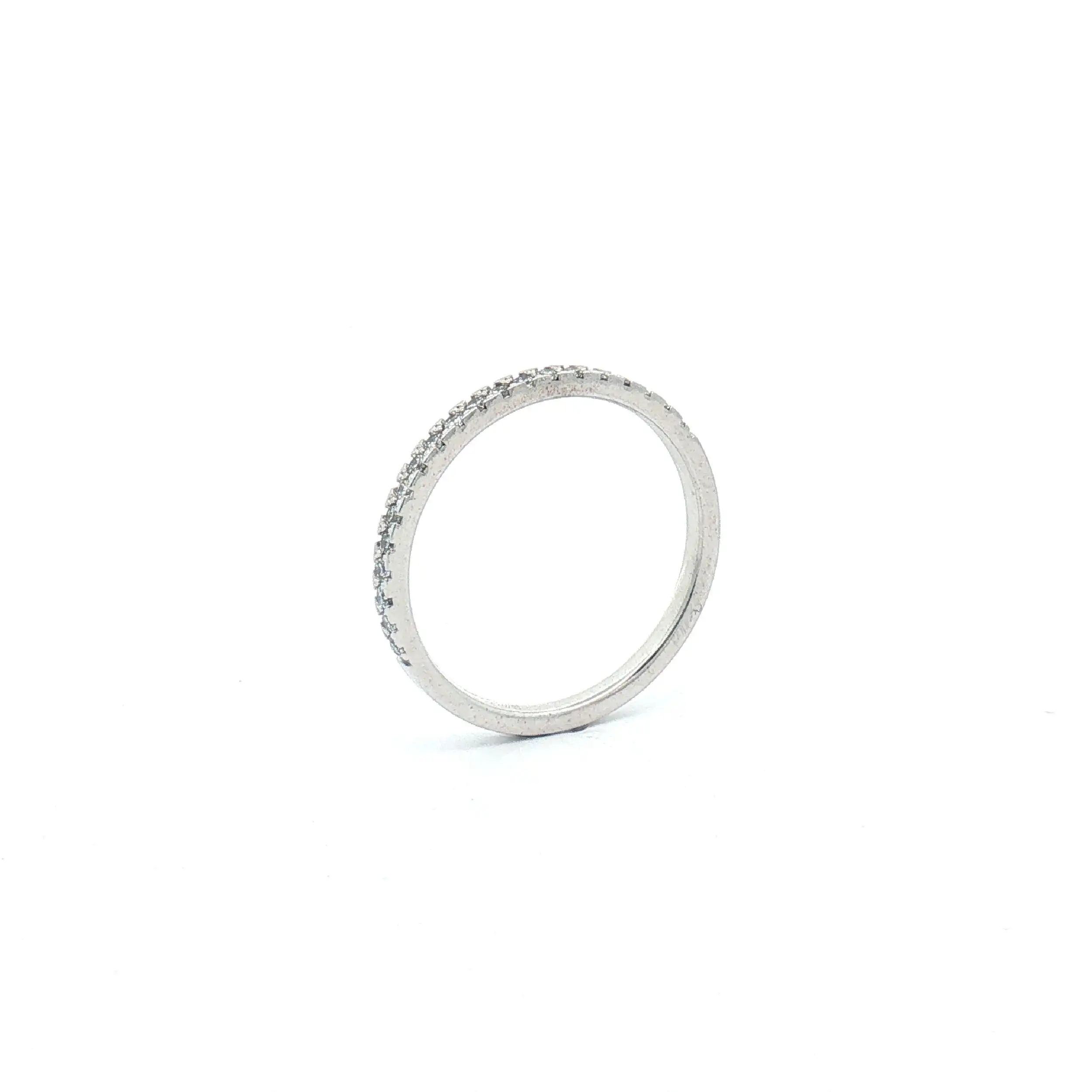 Ring Weißgold mit Brillanten mit 0,2ct tw/si graviert