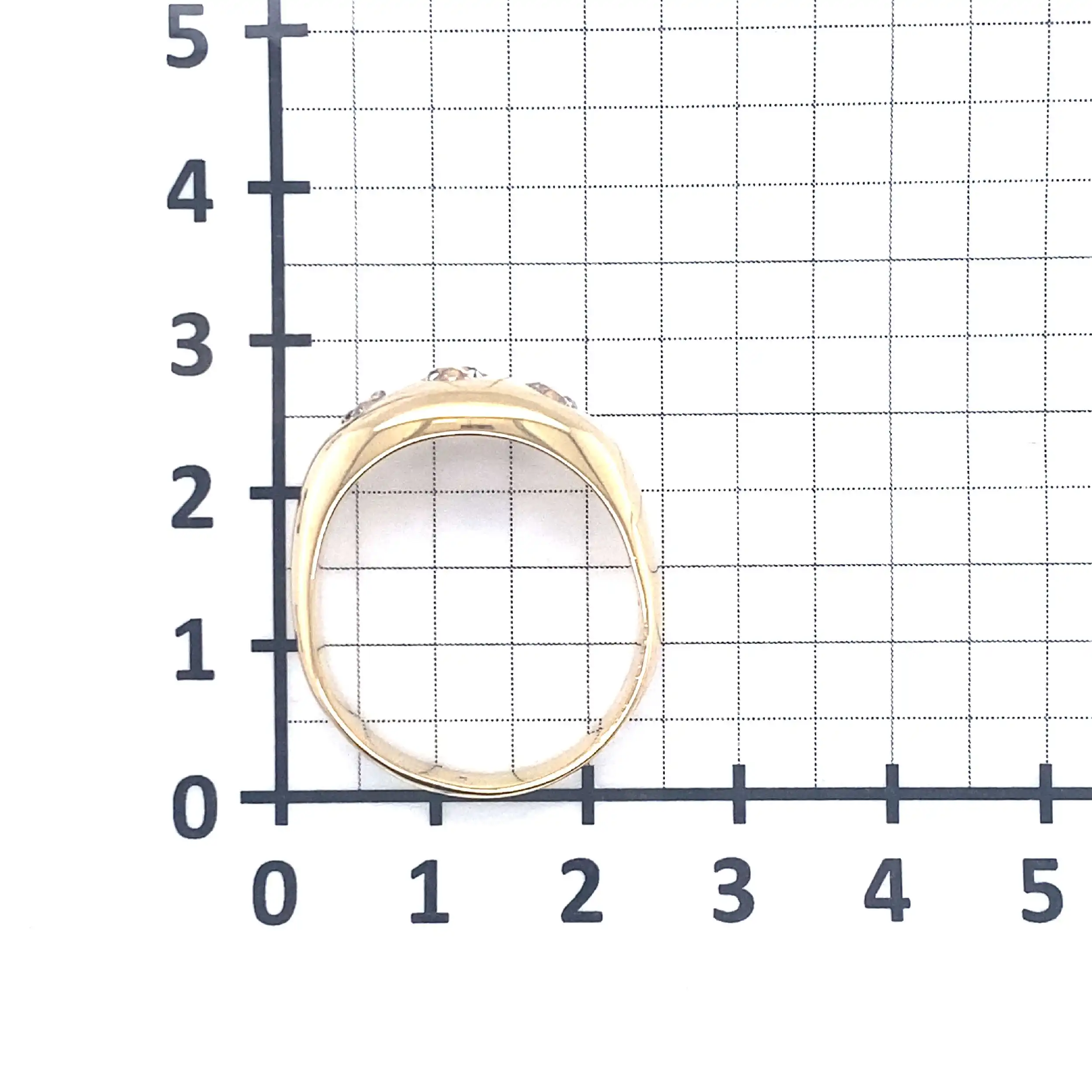 Ring Gelbgold mit Altschliffbrillanten Ring Gelbgold mit Altschliffbrillanten