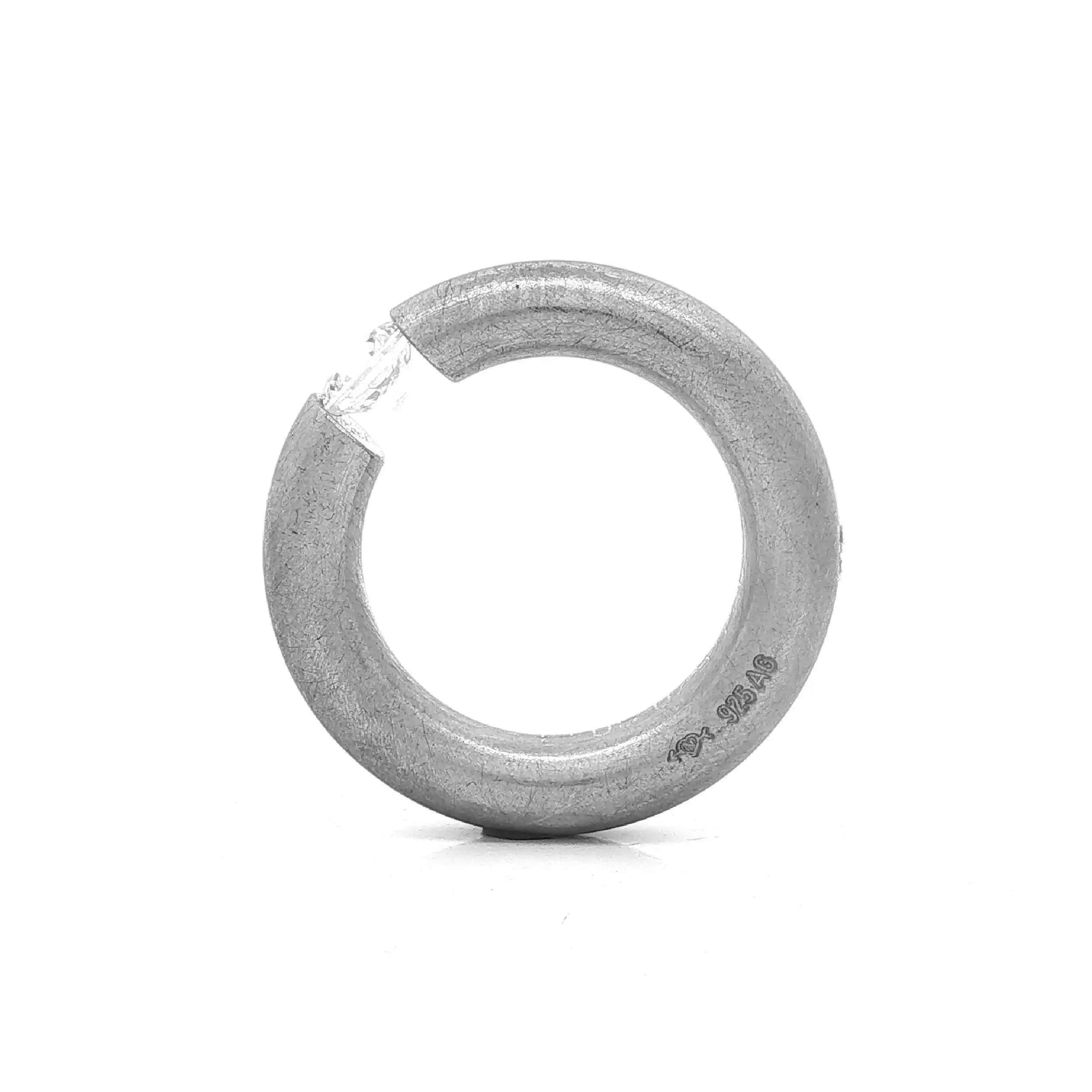 Spannring Silber Niessing "Musterring" Rund mit Zirkonia Spannring Silber Niessing "Musterring" Rund mit Zirkonia