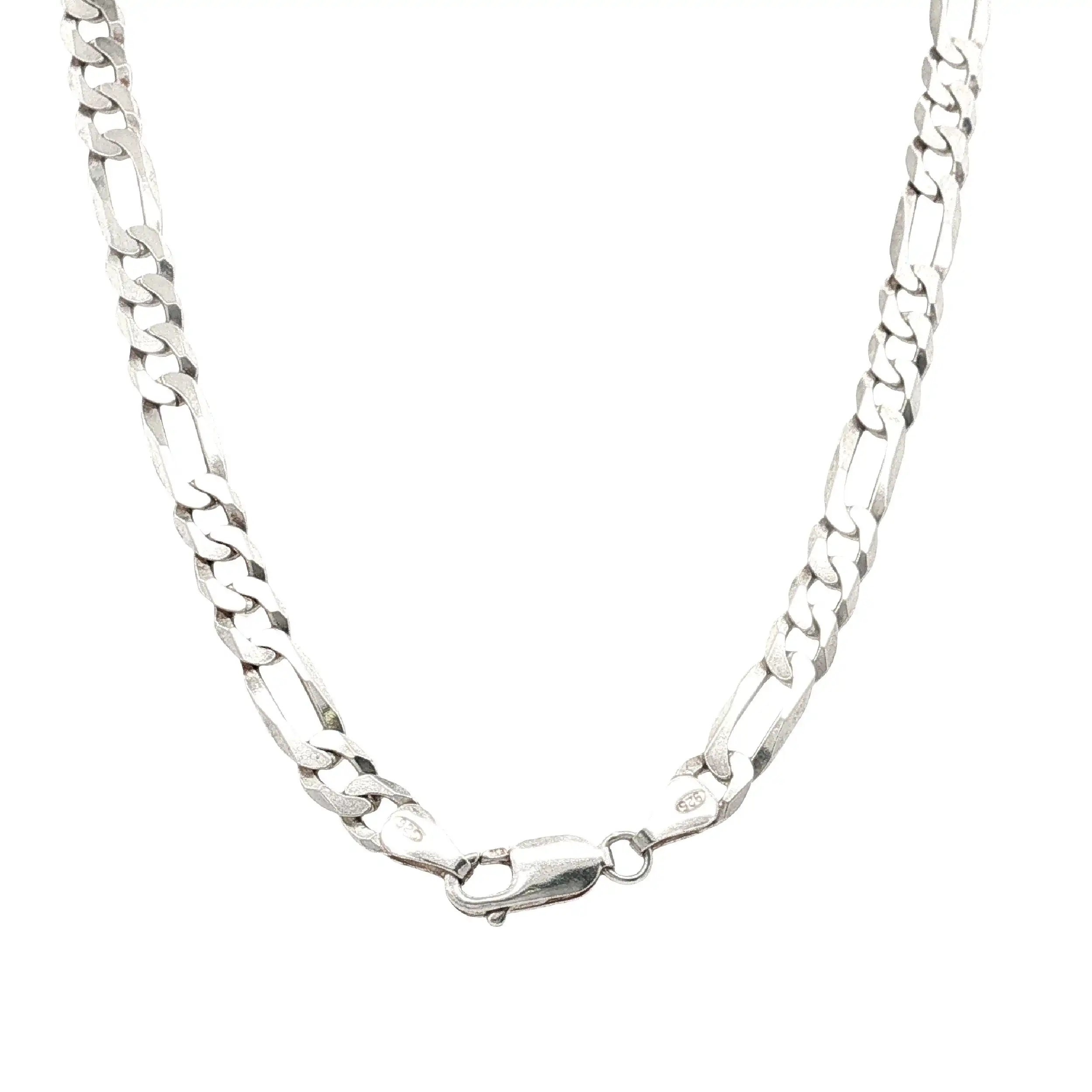 Figarokette Silber