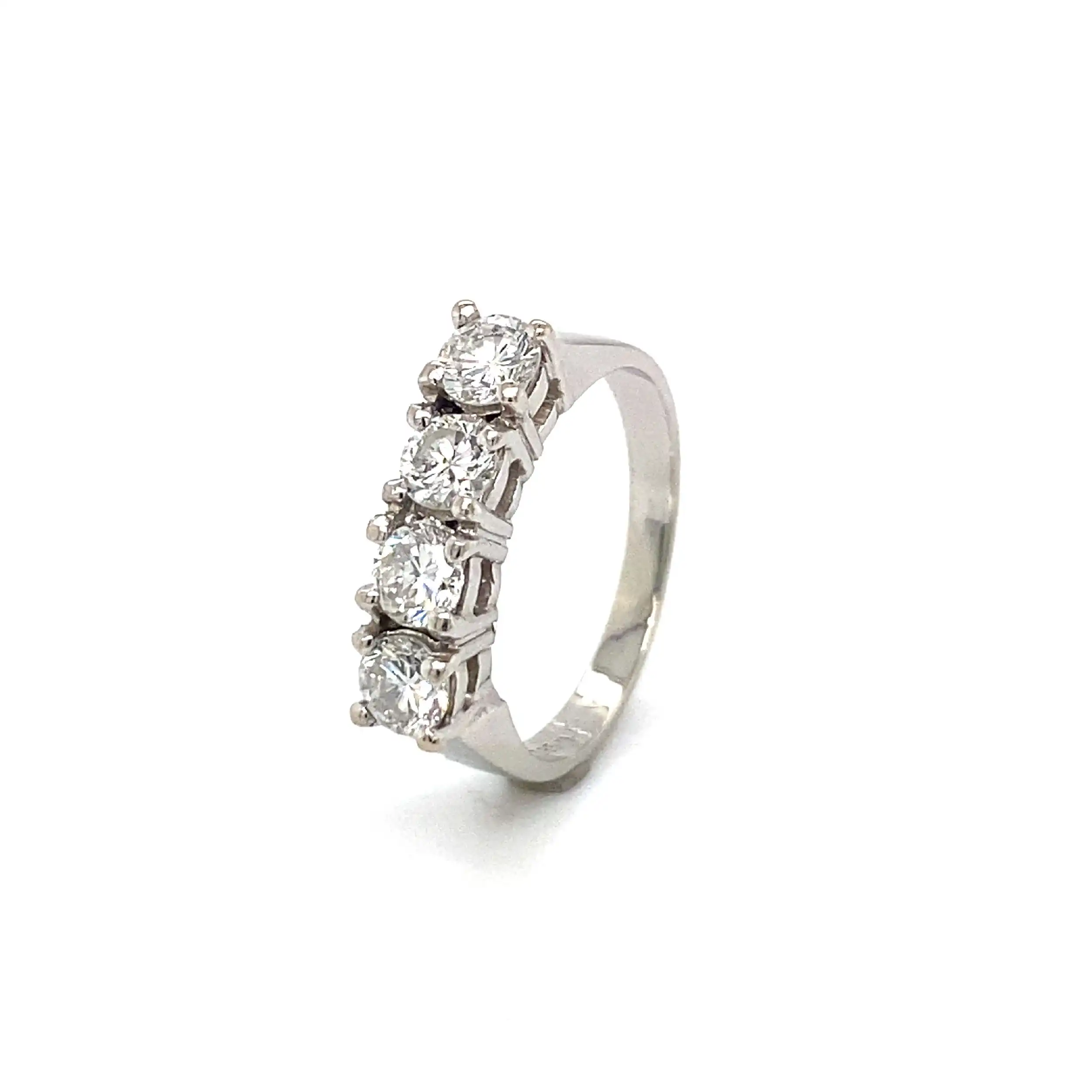 Ring Weißgold mit Brillanten Ring Weißgold mit Brillanten