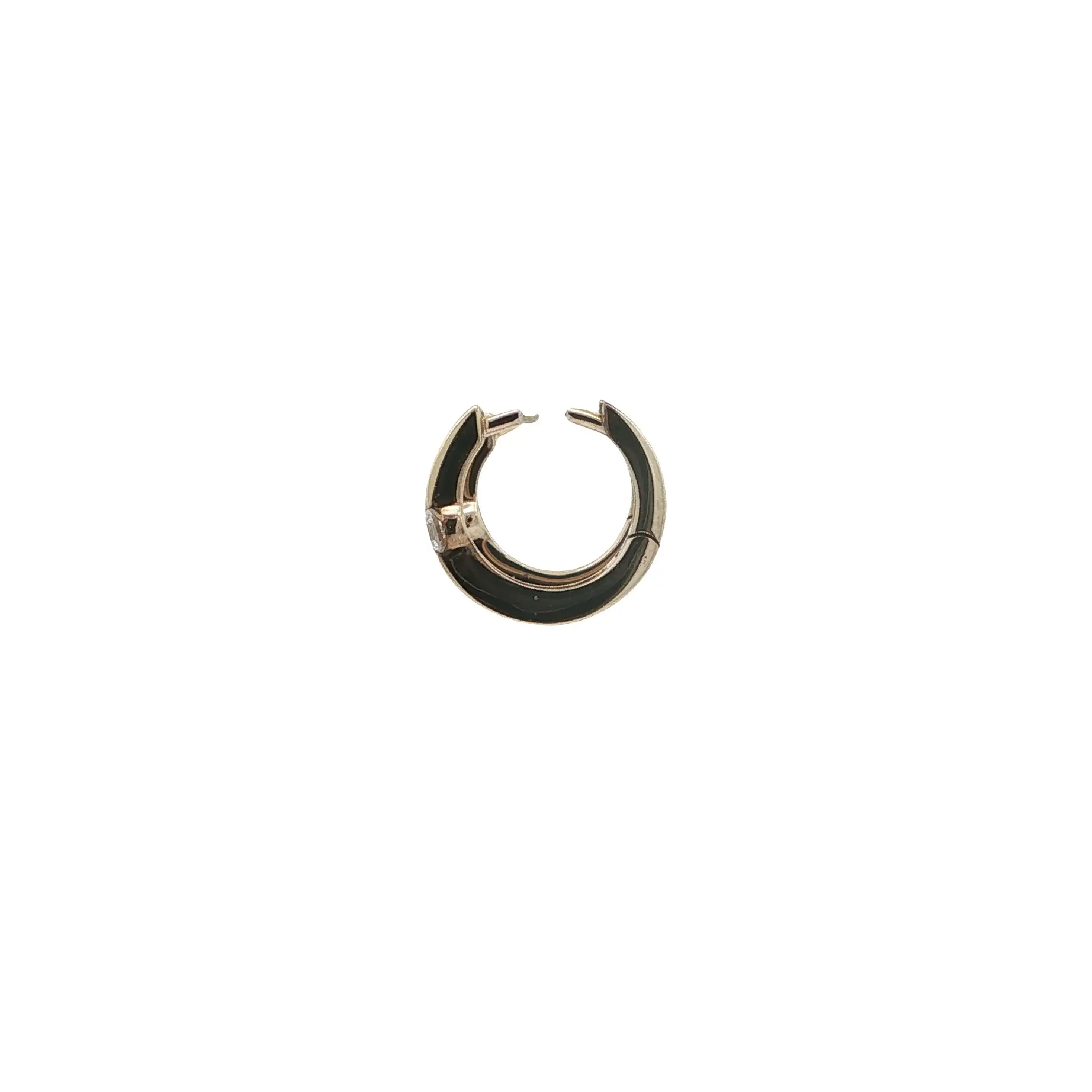 Creolen Gelbgold mit Zirkonia