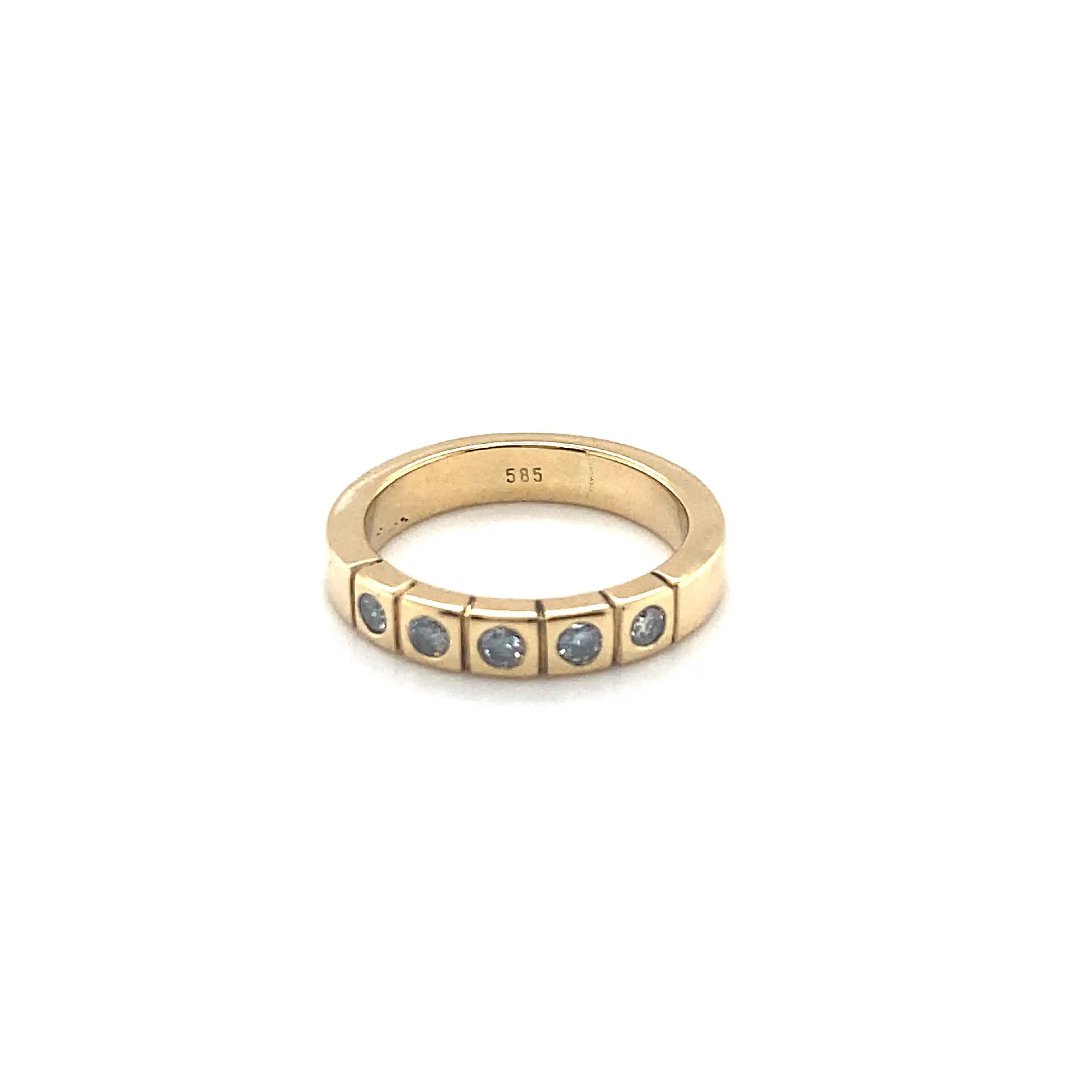 Ring Gelbgold mit Brillanten Ring Gelbgold mit Brillanten
