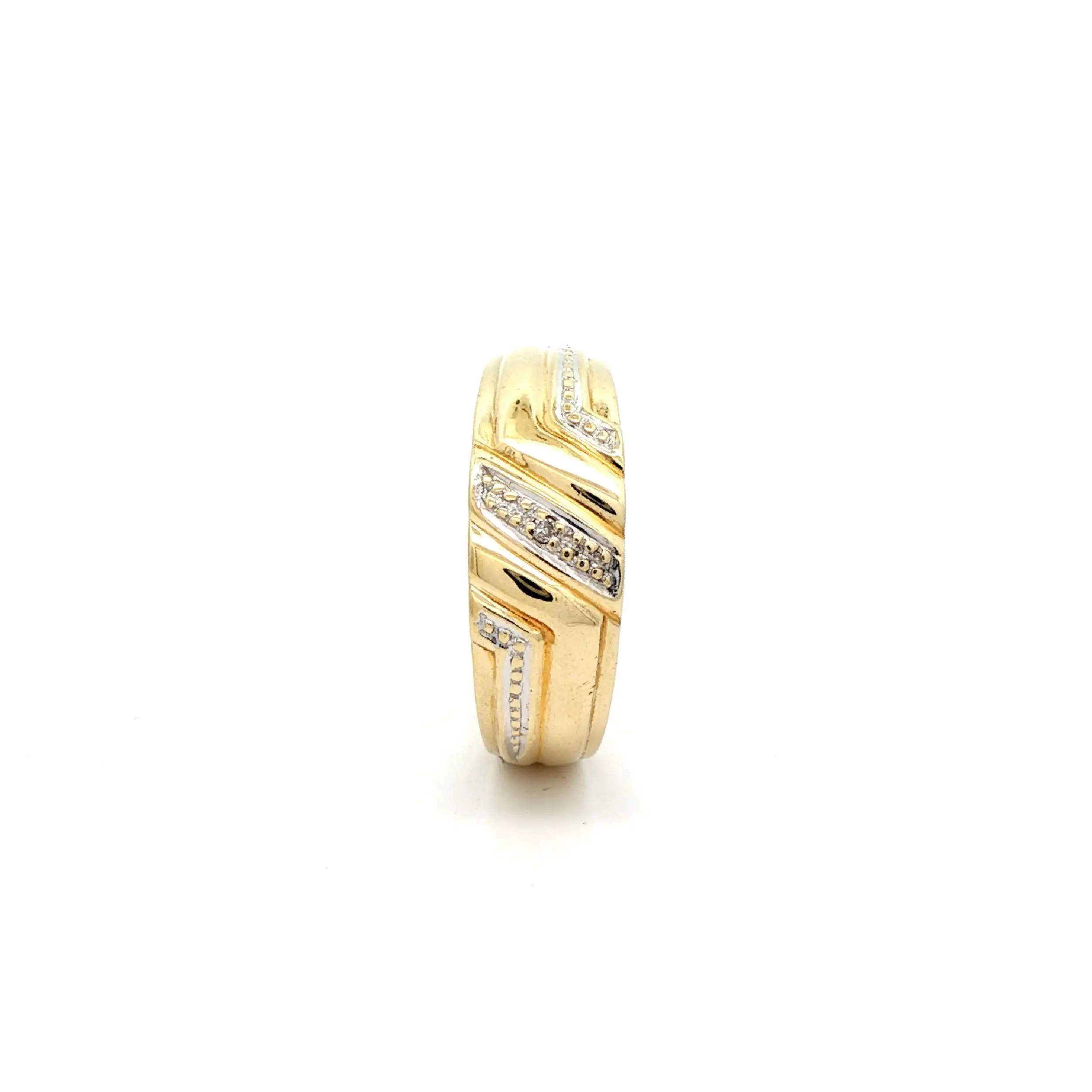 Ring Bicolor mit Diamant Ring Bicolor mit Diamant