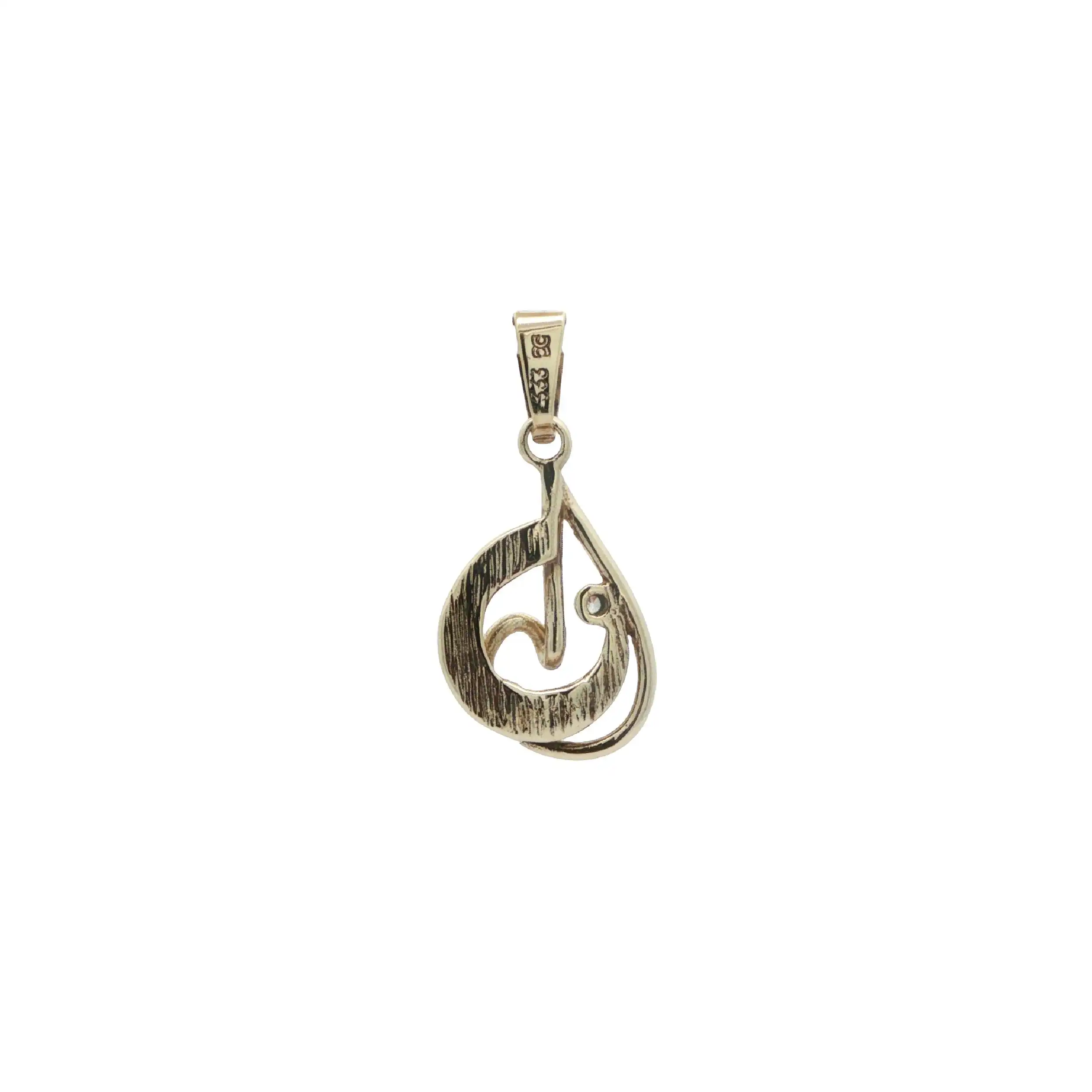 Anhänger Gelbgold mit Zirkonia Anhänger Gelbgold mit Zirkonia