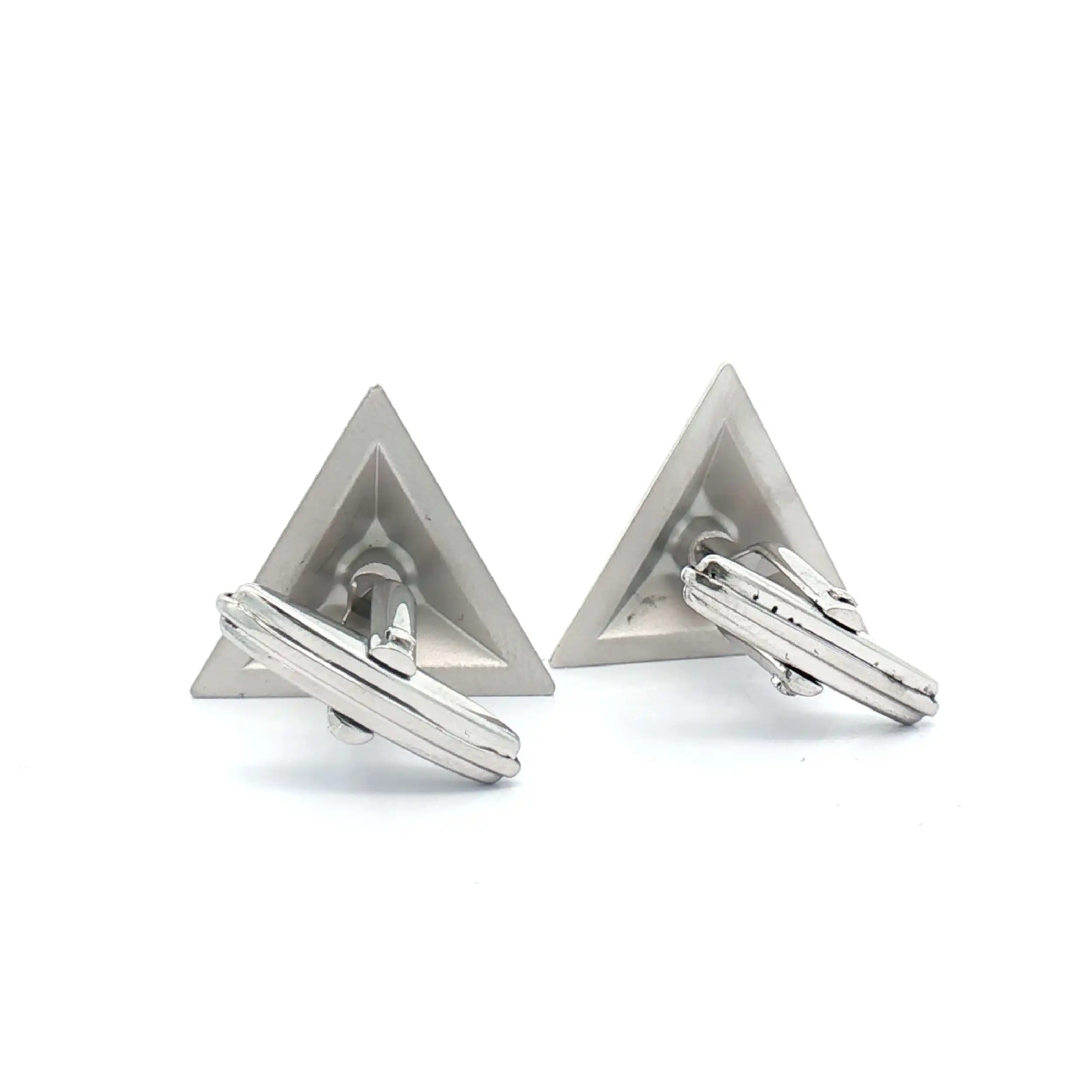 Manschetten Silber Lanvin Paris mit Onyx Manschetten Silber Lanvin Paris mit Onyx