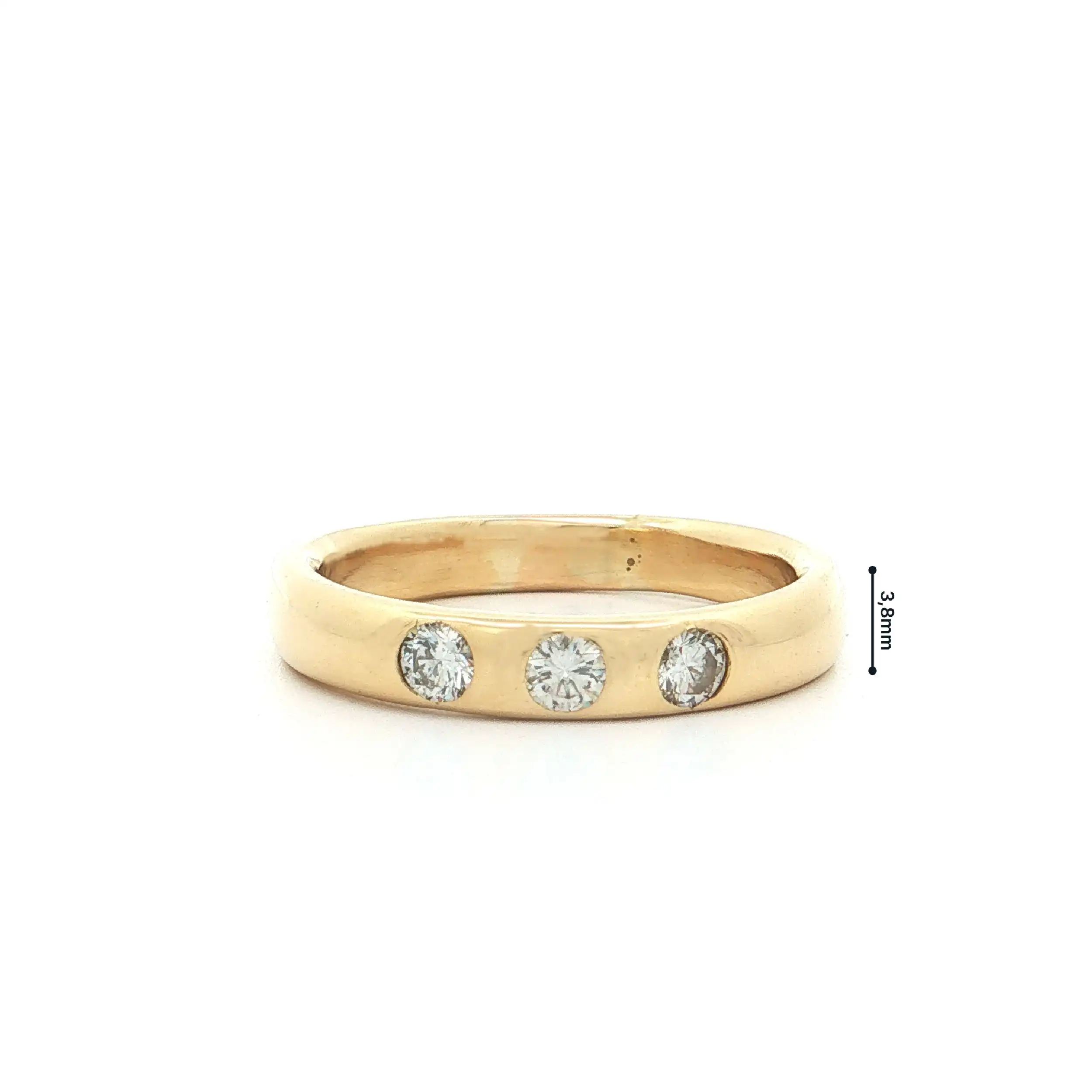 Ring Gelbgold mit Brillanten