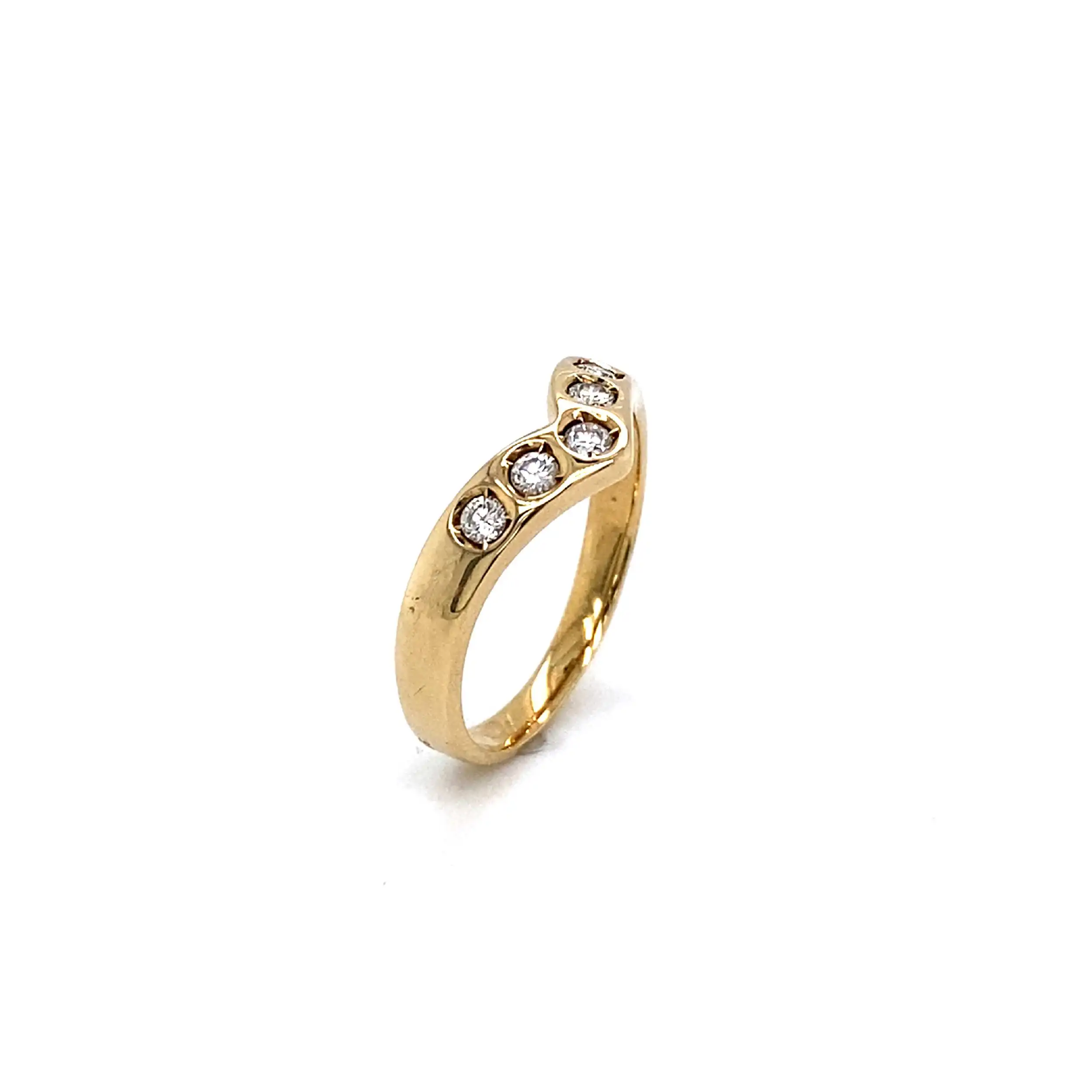 Ring Gelbgold mit Brillanten Ring Gelbgold mit Brillanten