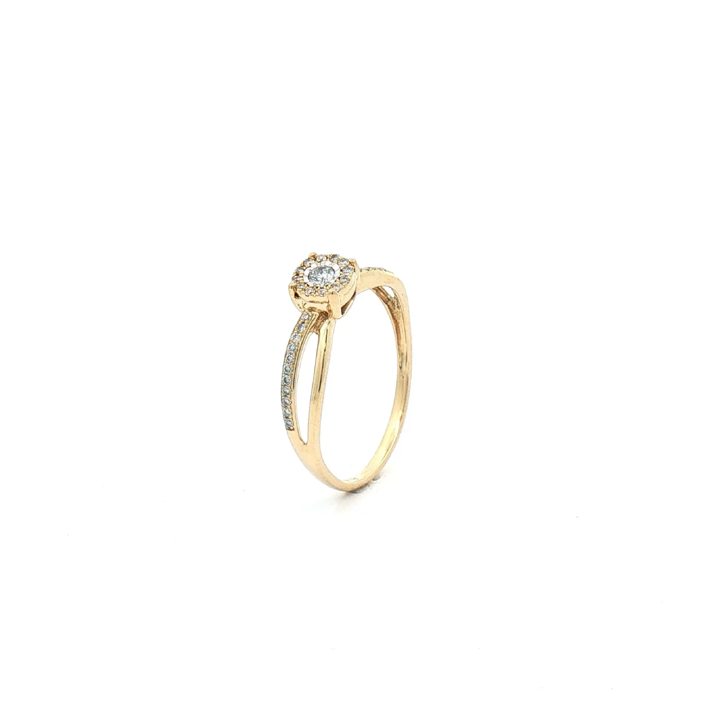 Ring Gelbgold mit Brillanten