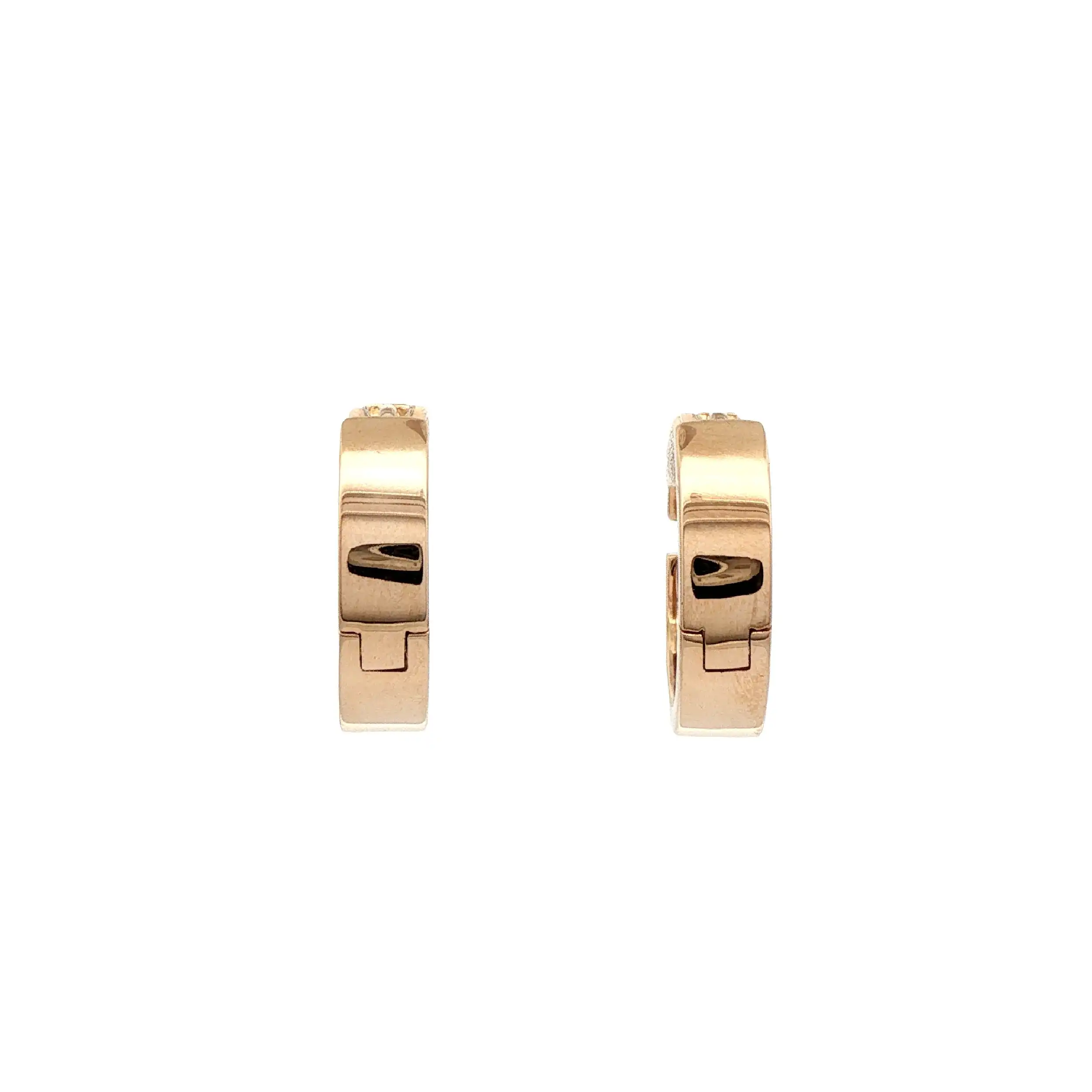 Creolen Gelbgold mit Brillanten Creolen Gelbgold mit Brillanten