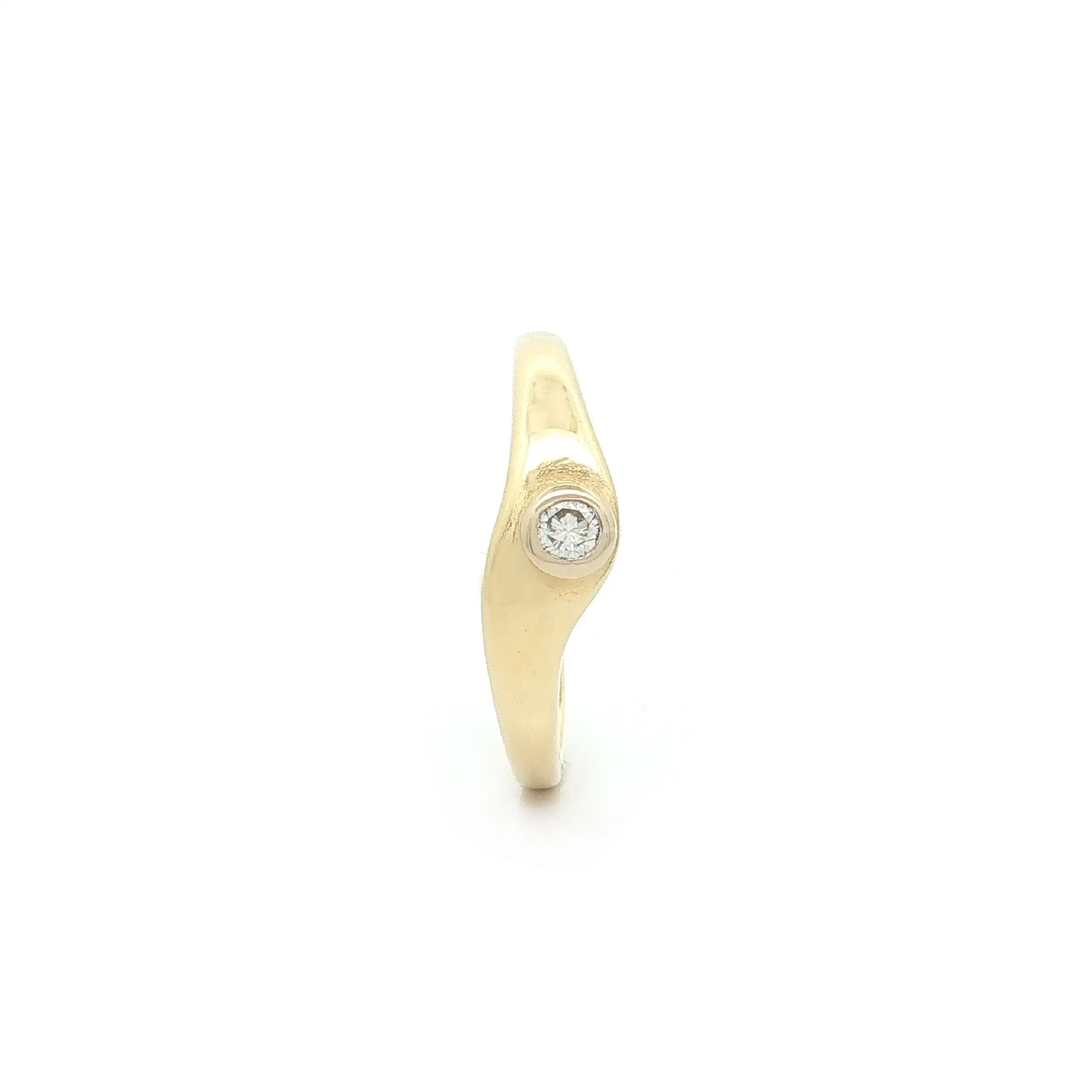 Ring Gelbgold mit Brillant