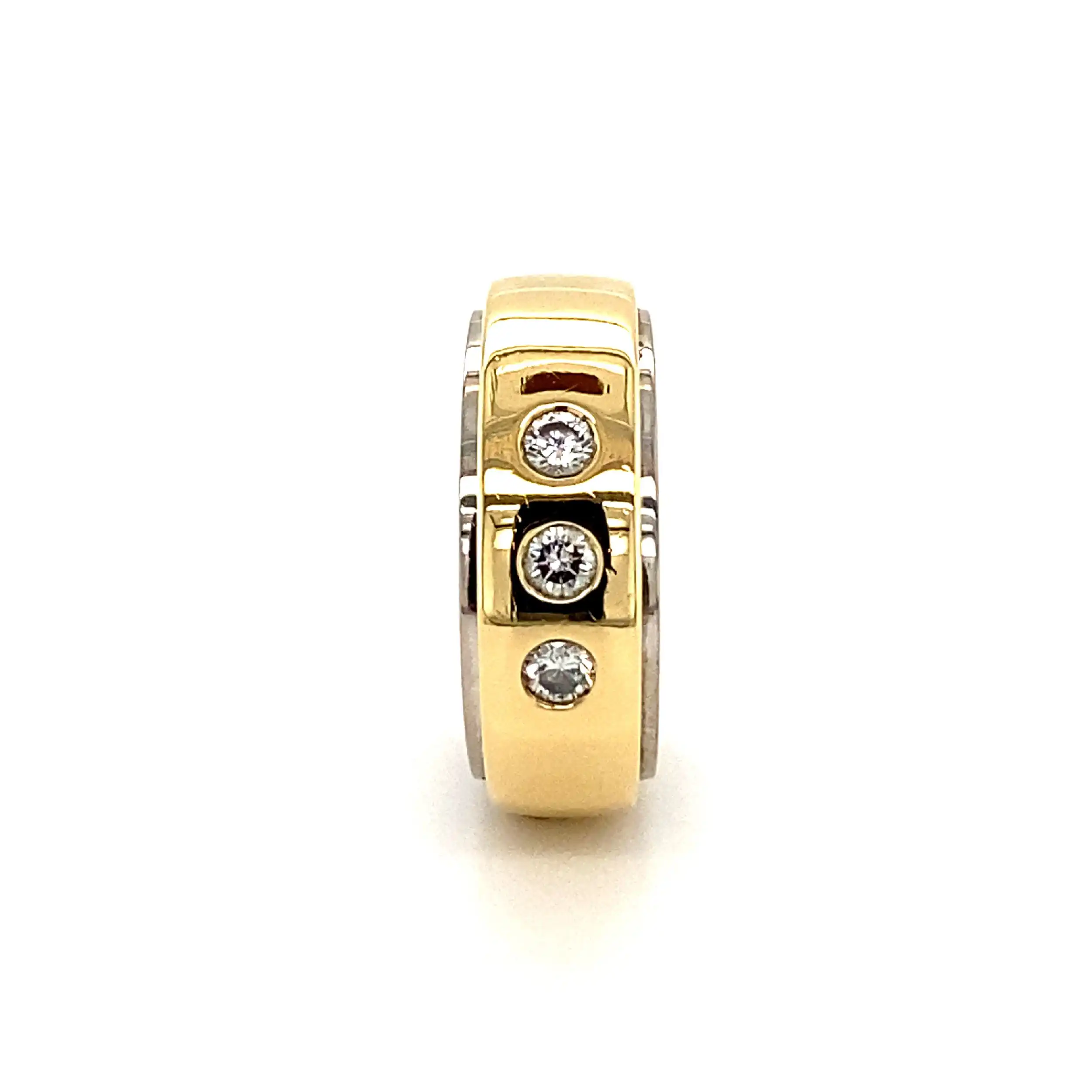 Ring Bicolor mit Brillanten