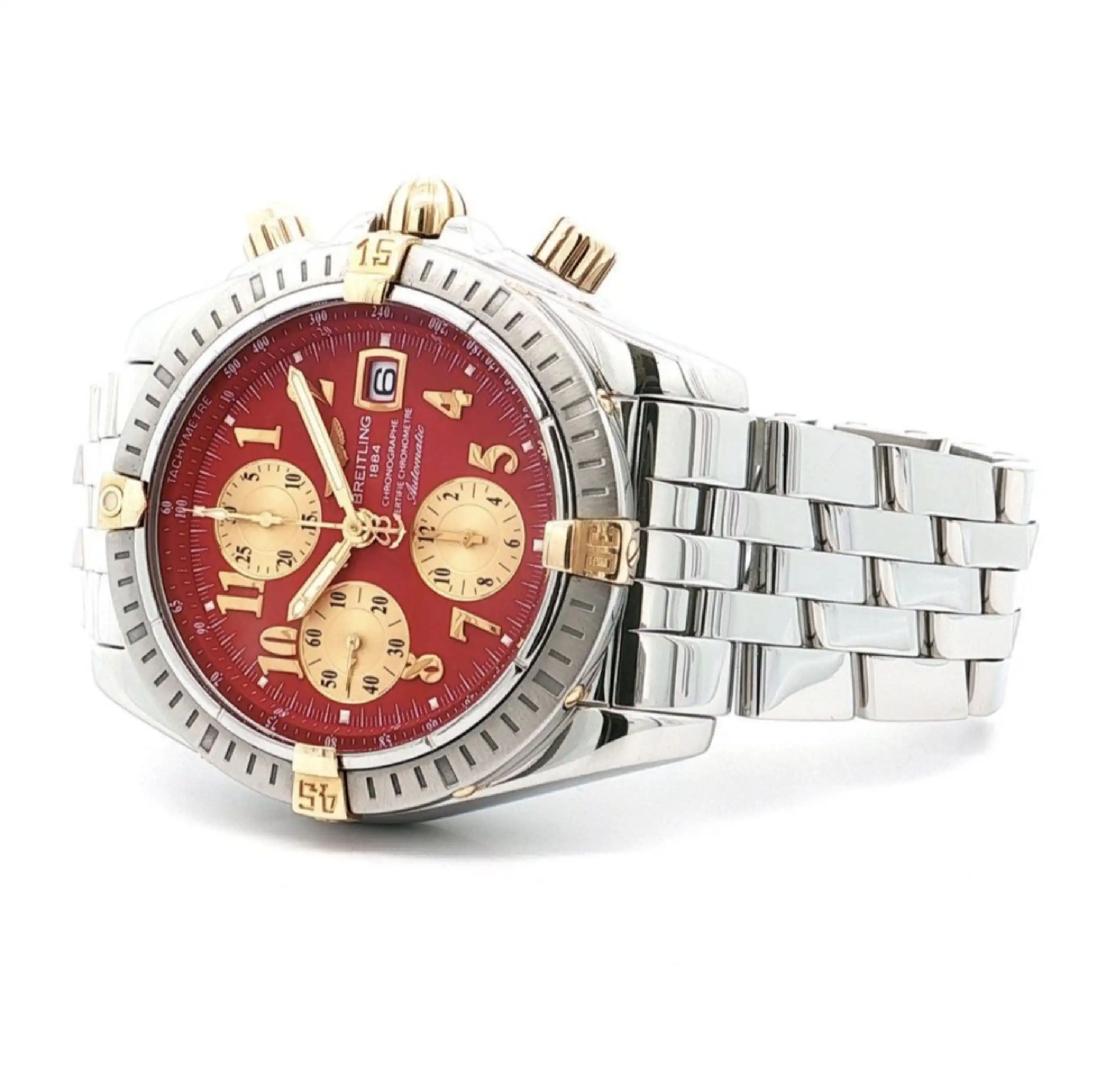 Herrenuhr Breitling Chronomat Evolution Red Dial Herrenuhr Breitling Chronomat Evolution Red Dial