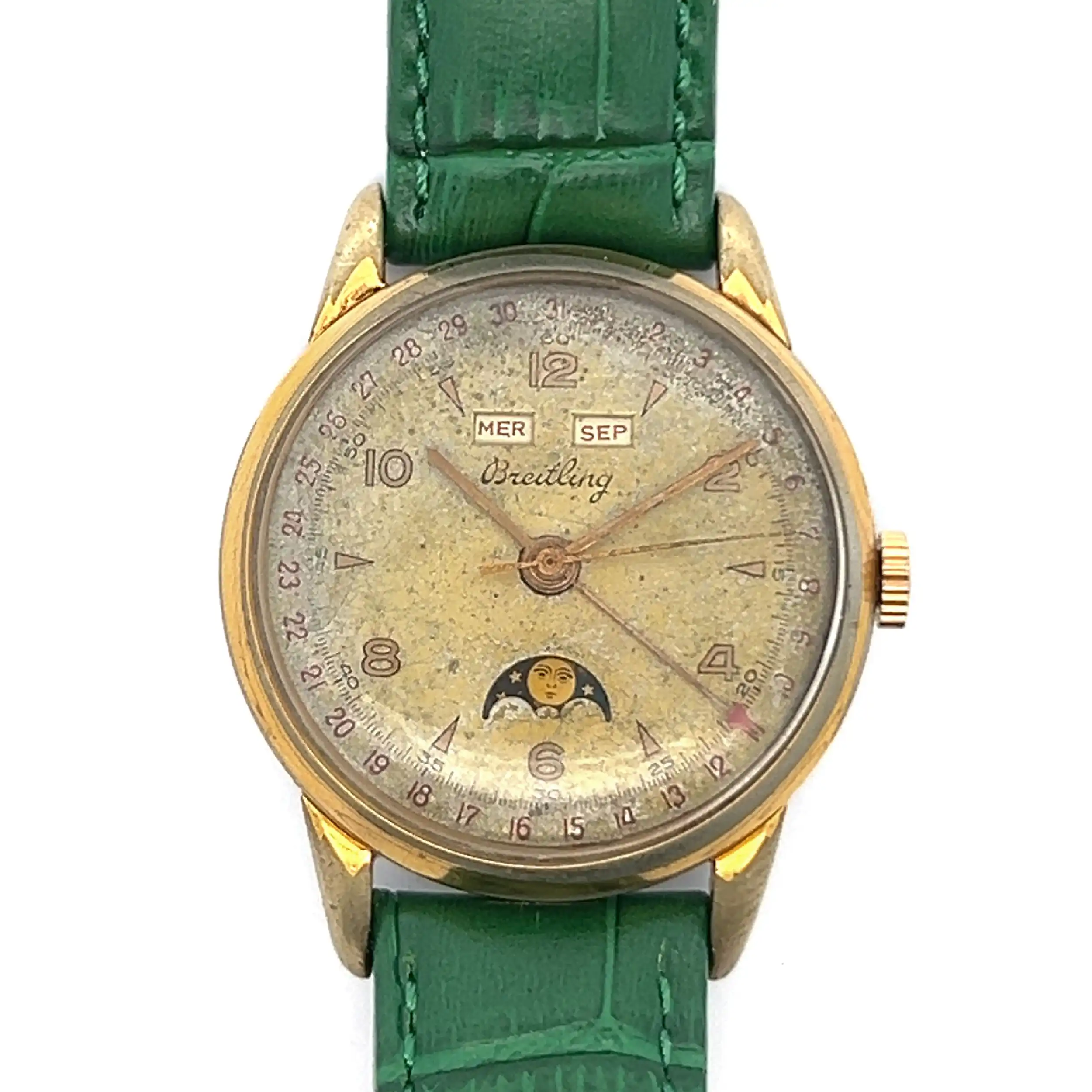 Herrenuhr Breitling Datora Vintage, schlechter Zustand Ref 239 Caliber Venus 206