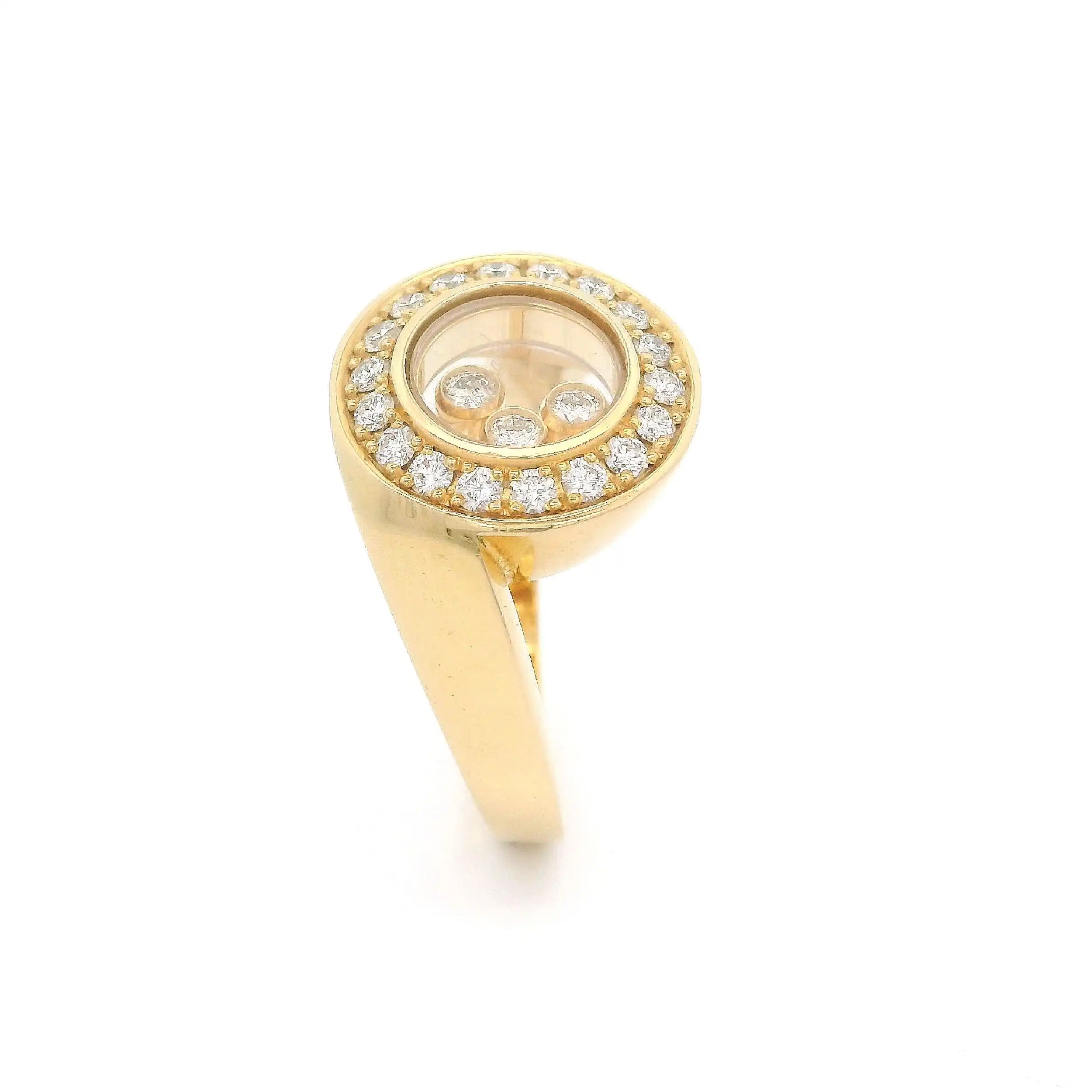 Ring Gelbgold Chopard Happy Diamonds mit Box Ring Gelbgold Chopard Happy Diamonds mit Box