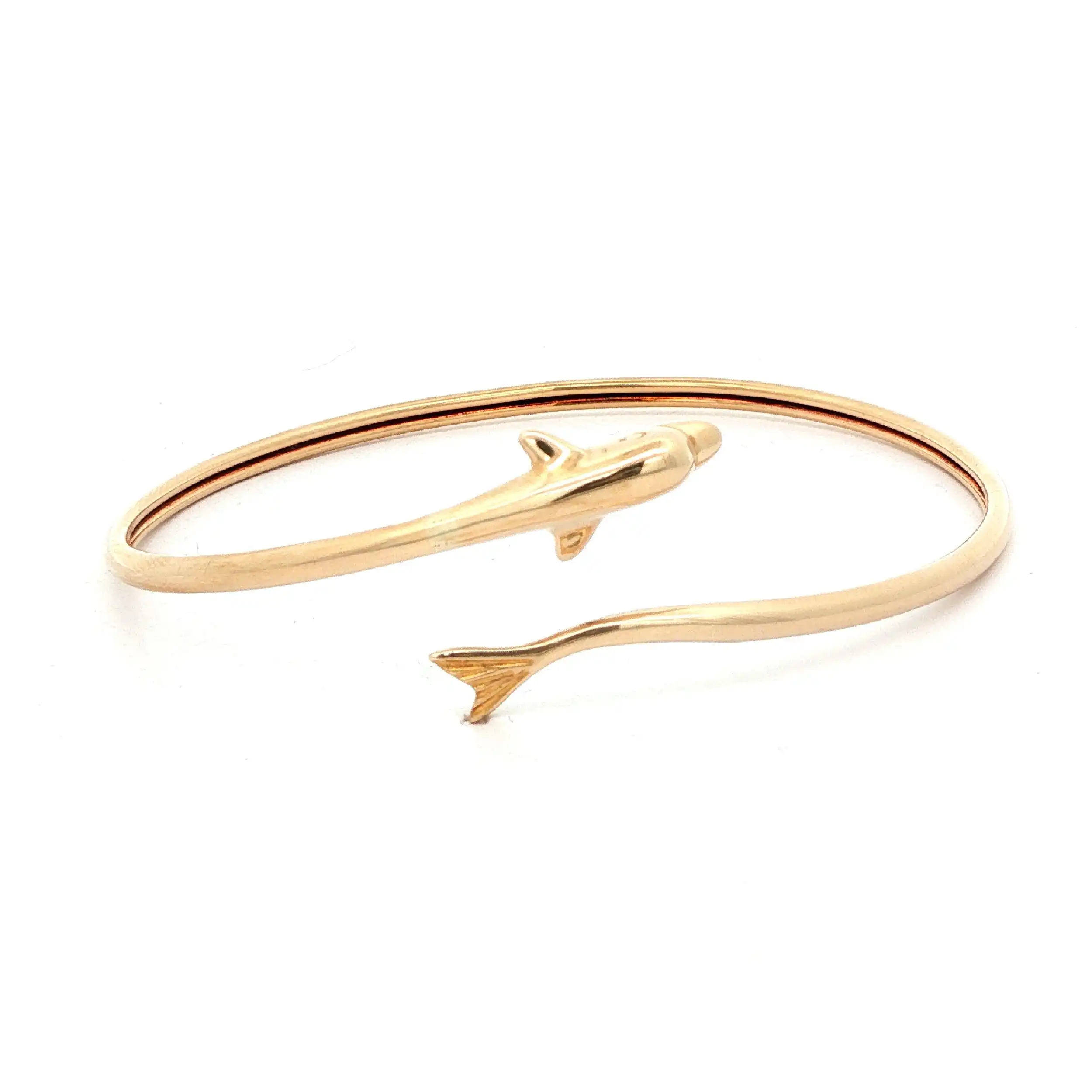 Armreif Gelbgold Delfin