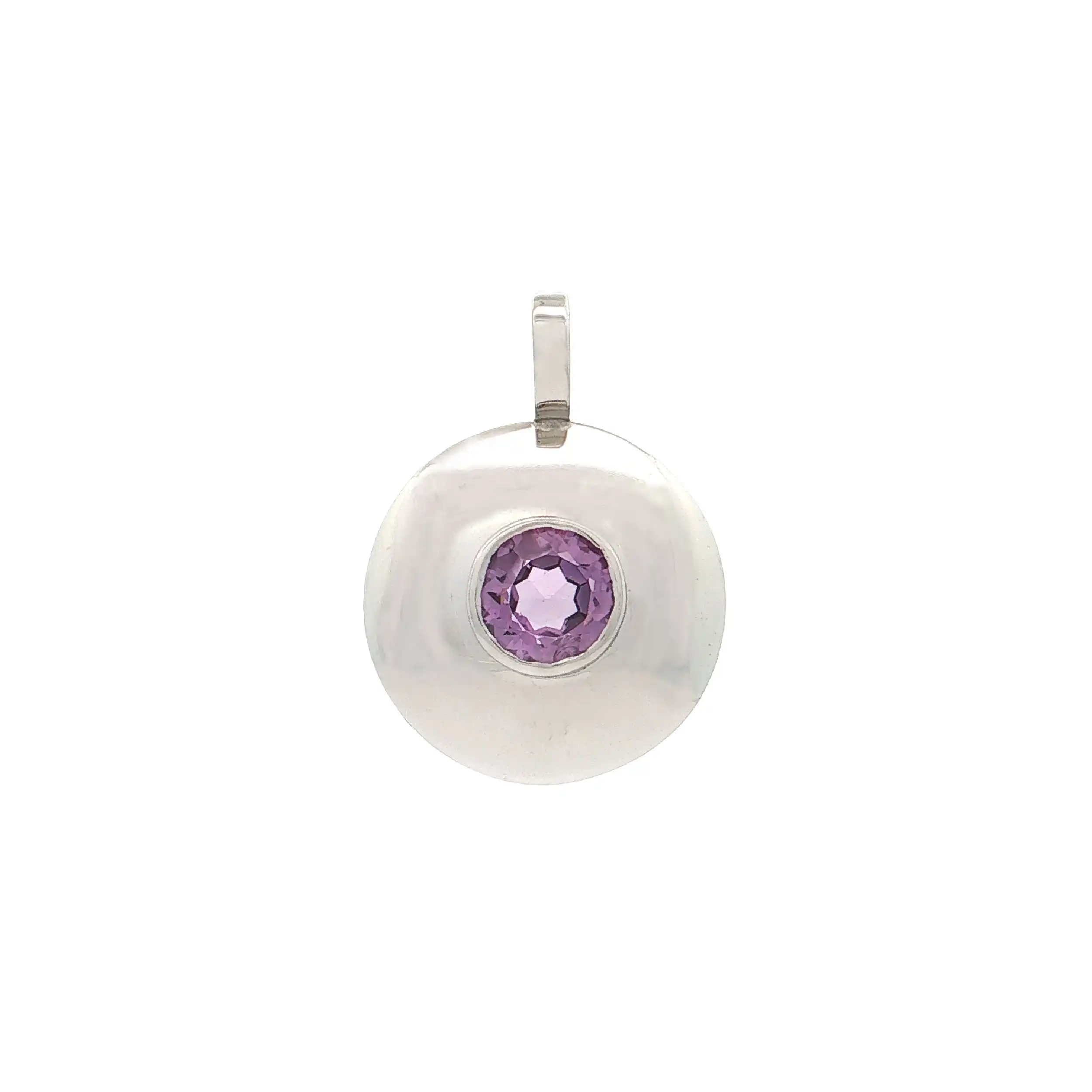 Anhänger Weißgold mit Amethyst Anhänger Weißgold mit Amethyst