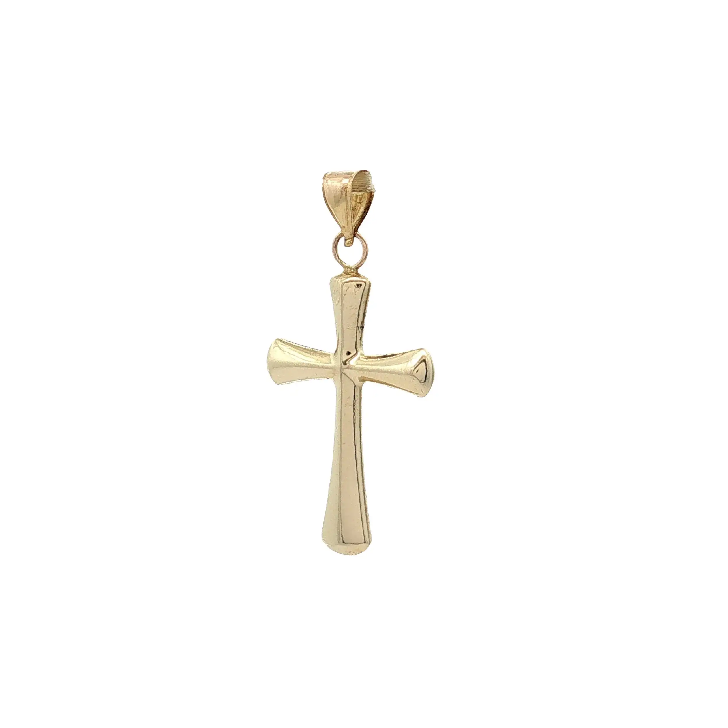 Anhänger Gelbgold Kreuz hohl