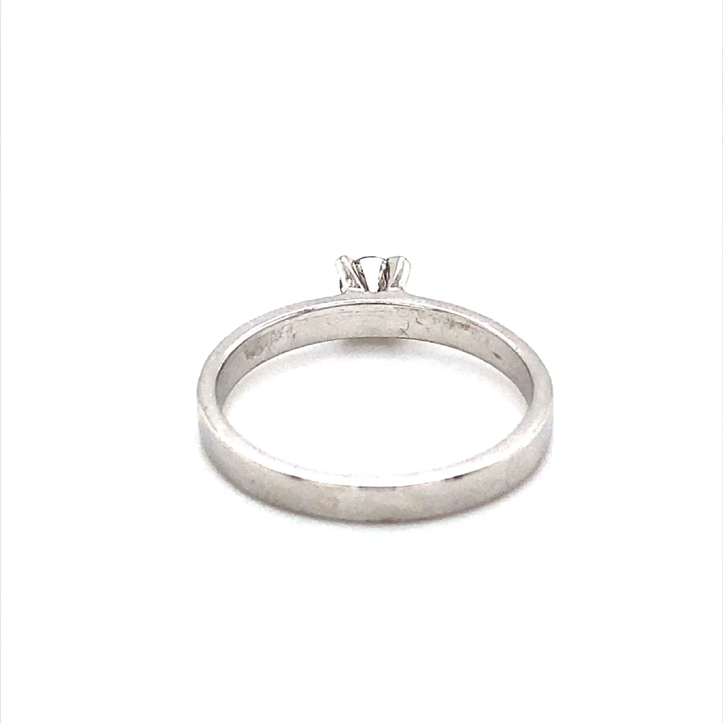 Ring Weißgold mit Brillant Ring Weißgold mit Brillant