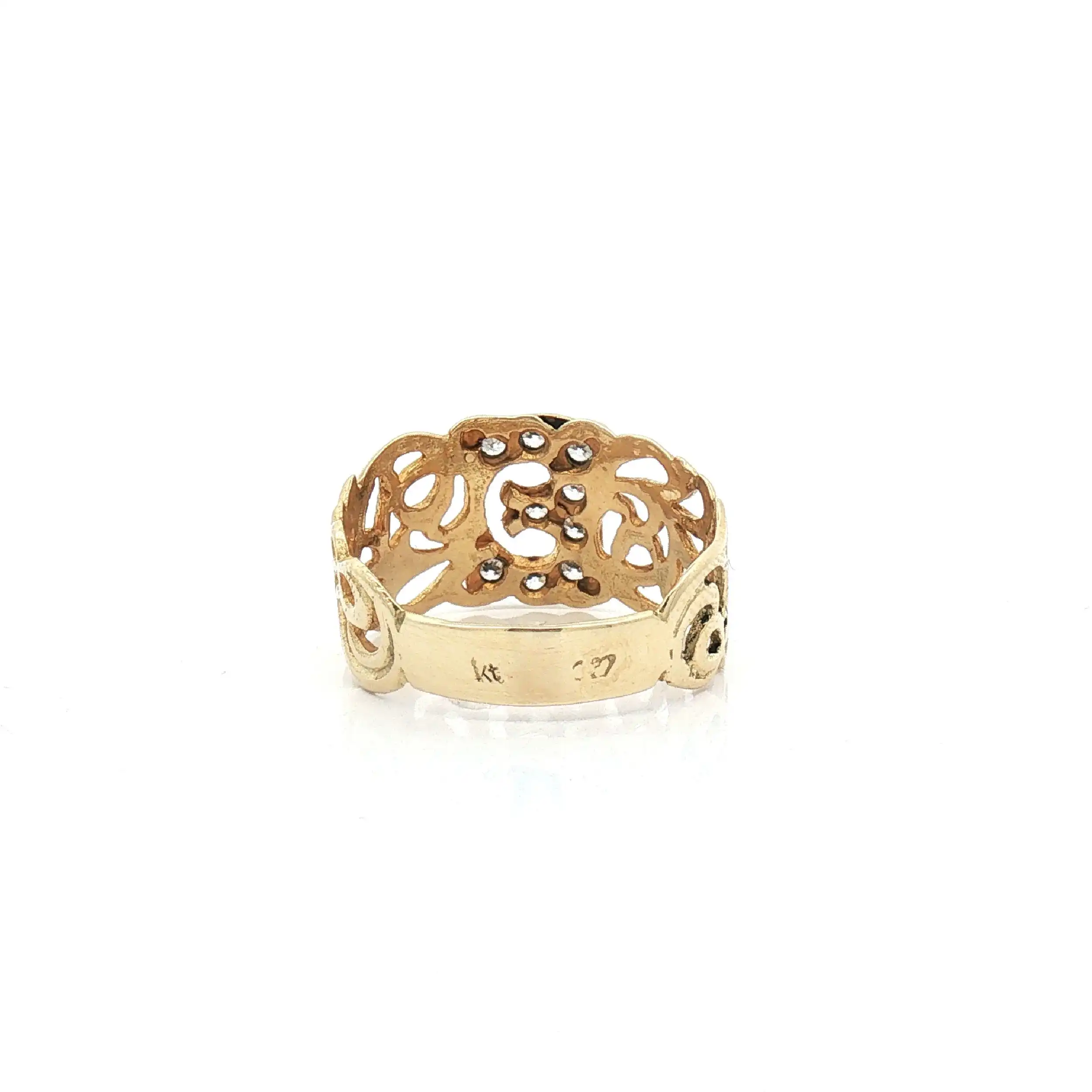 Ring Gelbgold mit Zirkonia 'E'
