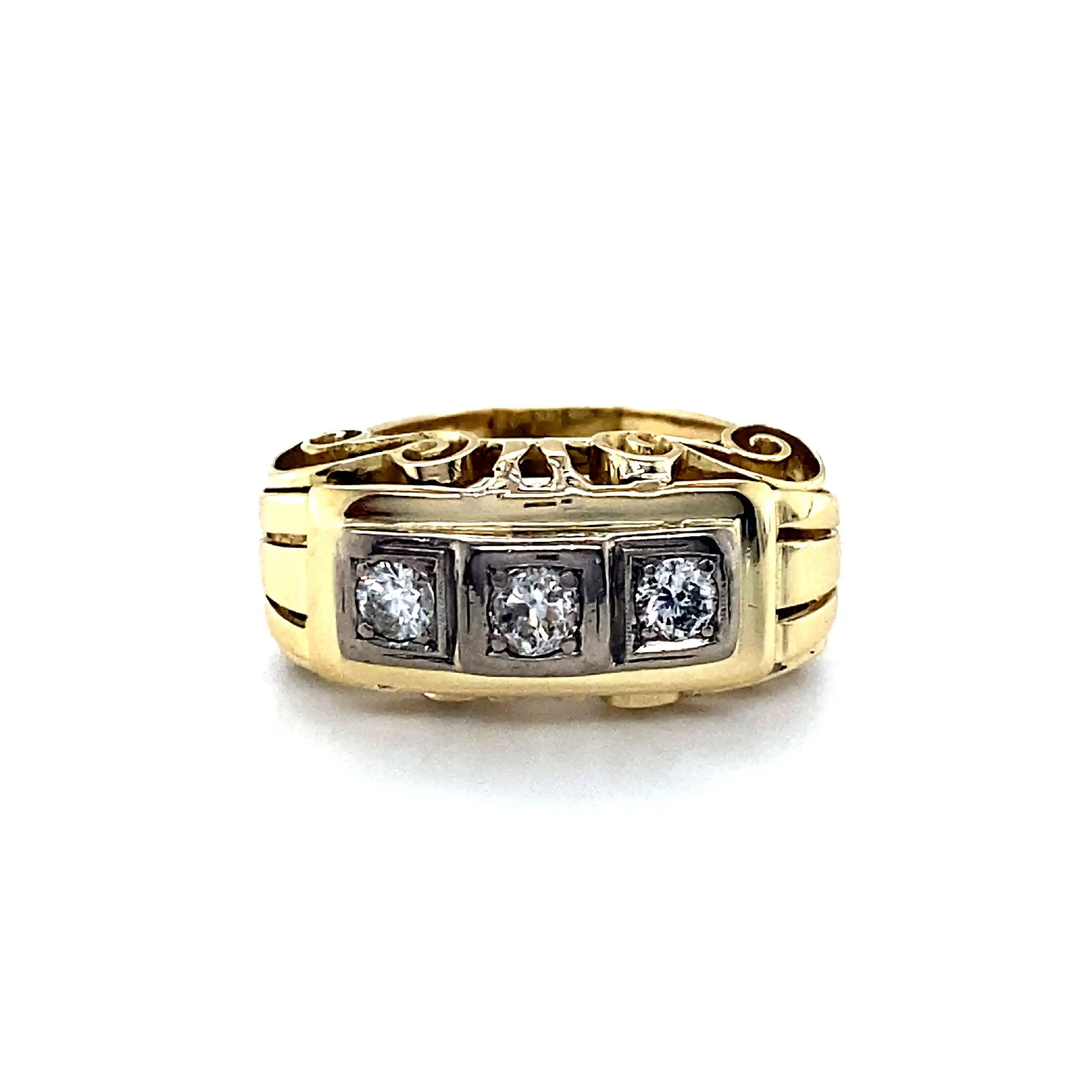 Ring Gelbgold mit Brillanten Ring Gelbgold mit Brillanten
